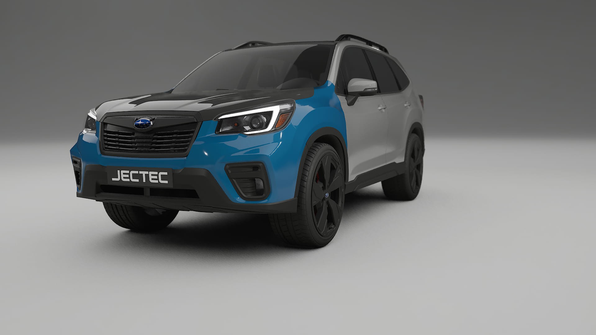 Lakbeschermingsfolie Subaru Forester V SK prefacelift | CrystalGuard Voorkit met Carbon Motorkap