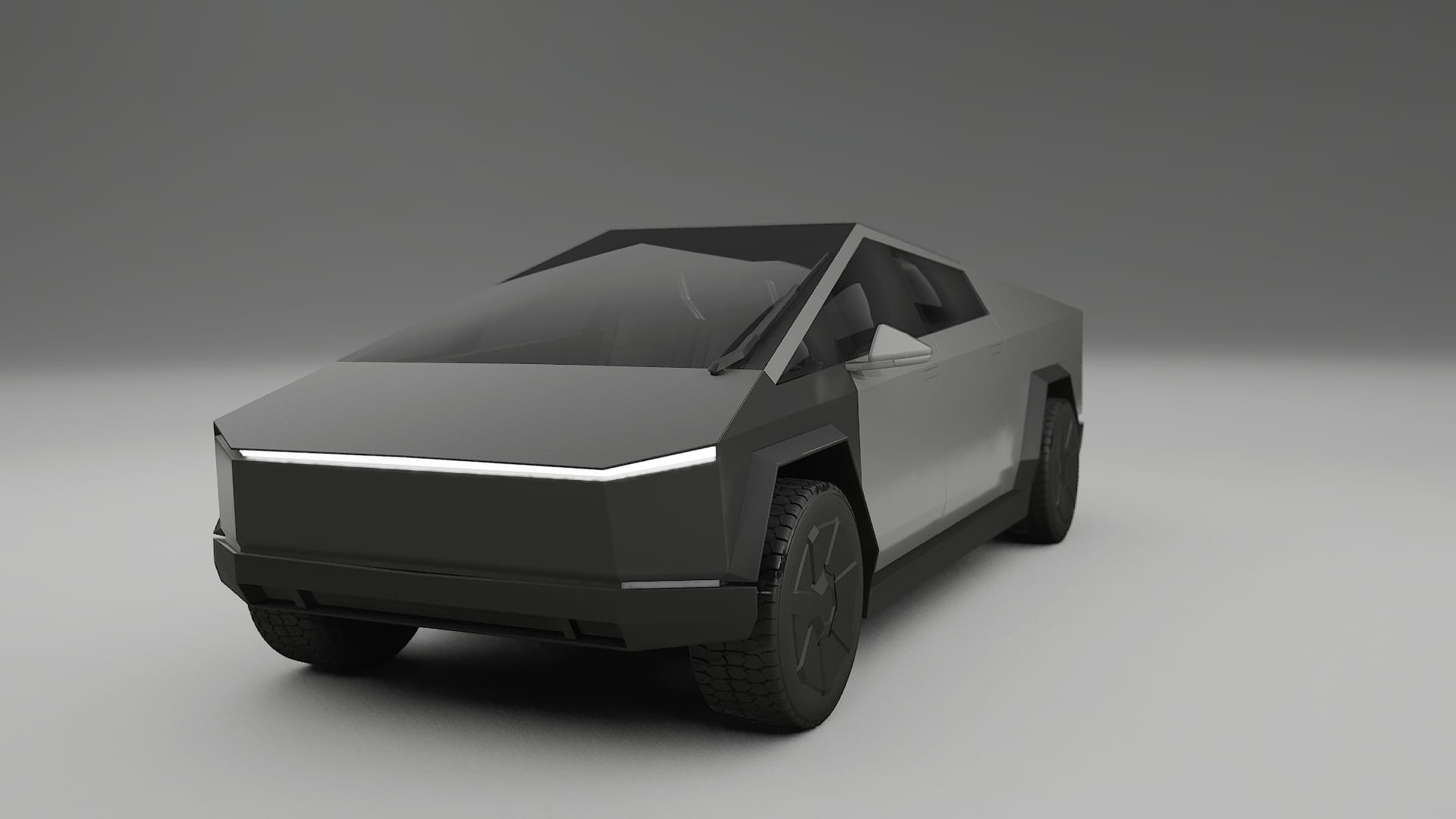 Lakbeschermingsfolie Tesla Cybertruck | CrystalGuard Voorkit met Carbon Motorkap