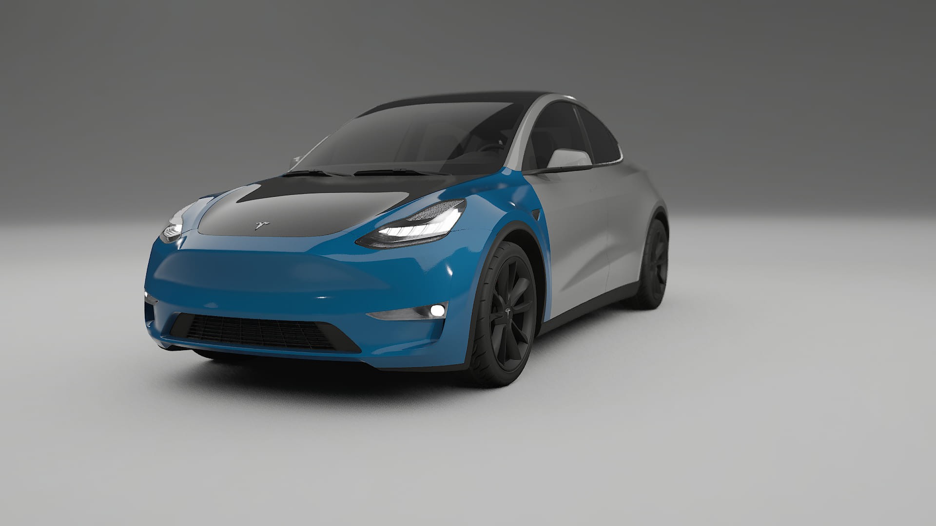 Lakbeschermingsfolie Tesla Model Y | CrystalGuard Voorkit met Carbon Motorkap