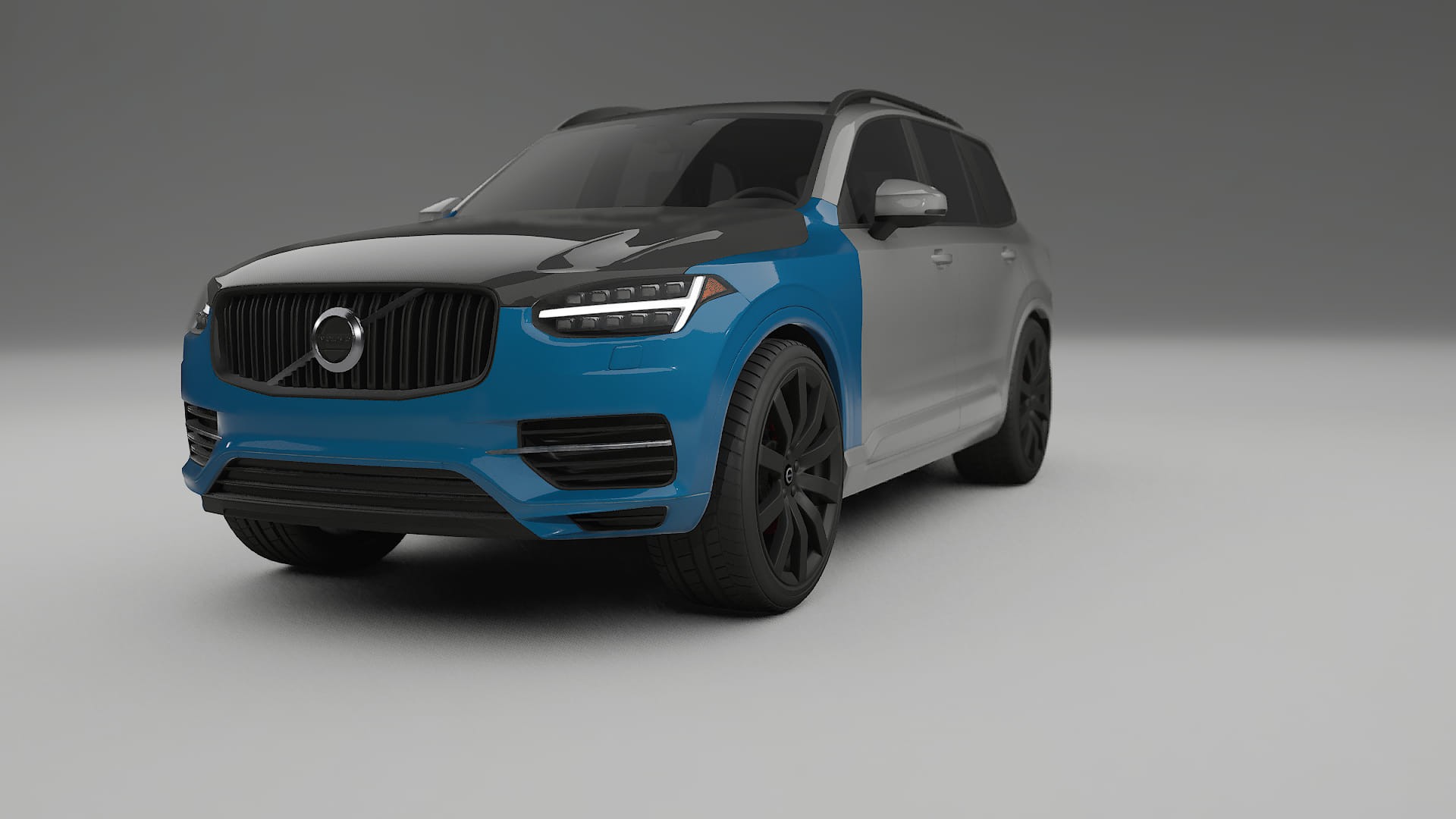 Lakbeschermingsfolie Volvo XC90 SPA | CrystalGuard Voorkit met Carbon Motorkap