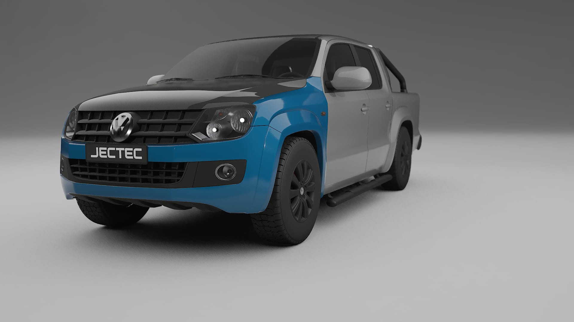 Lakbeschermingsfolie VW Amarok 2H | CrystalGuard Voorkit met Carbon Motorkap