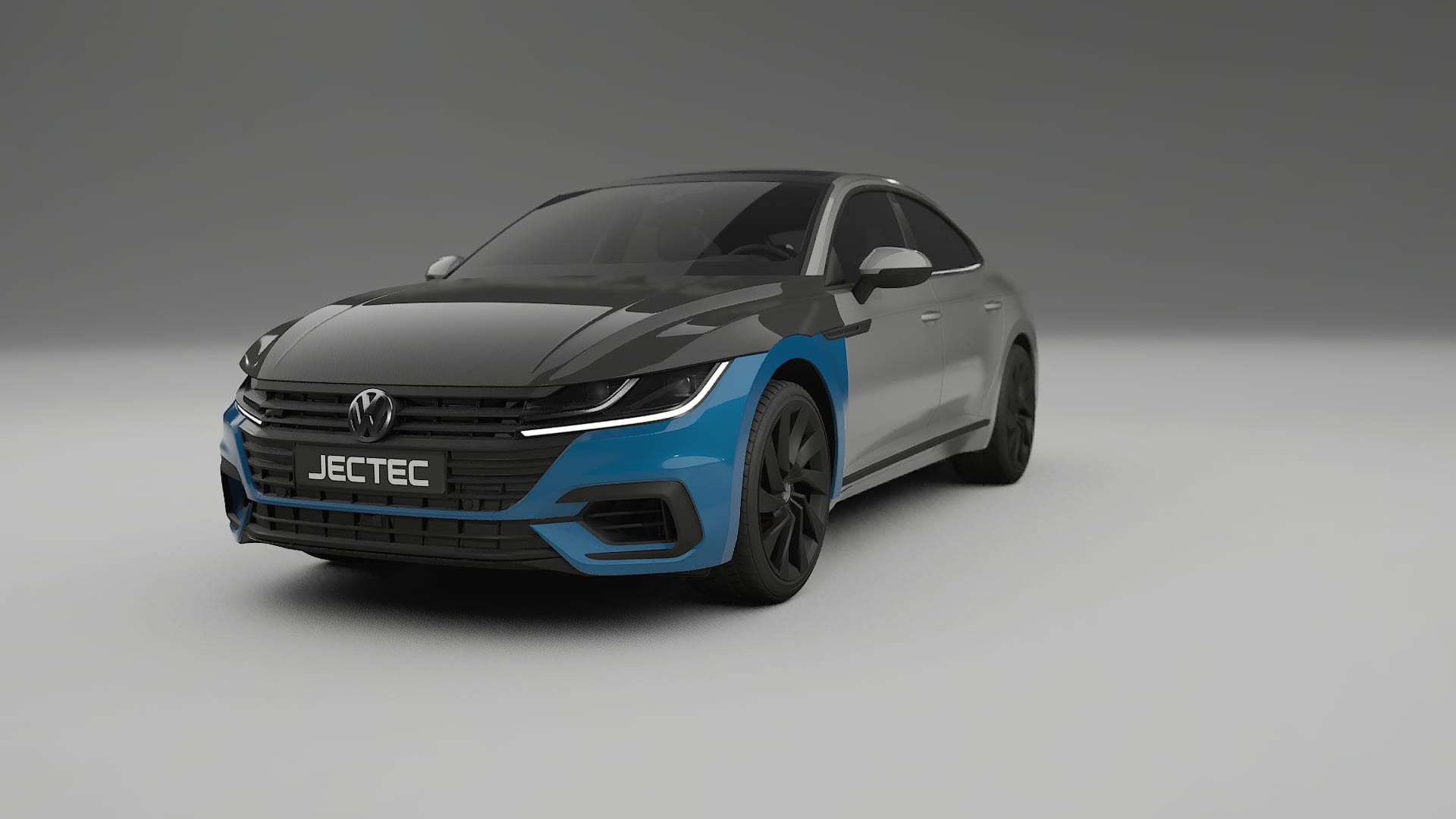 Lakbeschermingsfolie VW Arteon R 3H prefacelift | CrystalGuard Voorkit met Carbon Motorkap