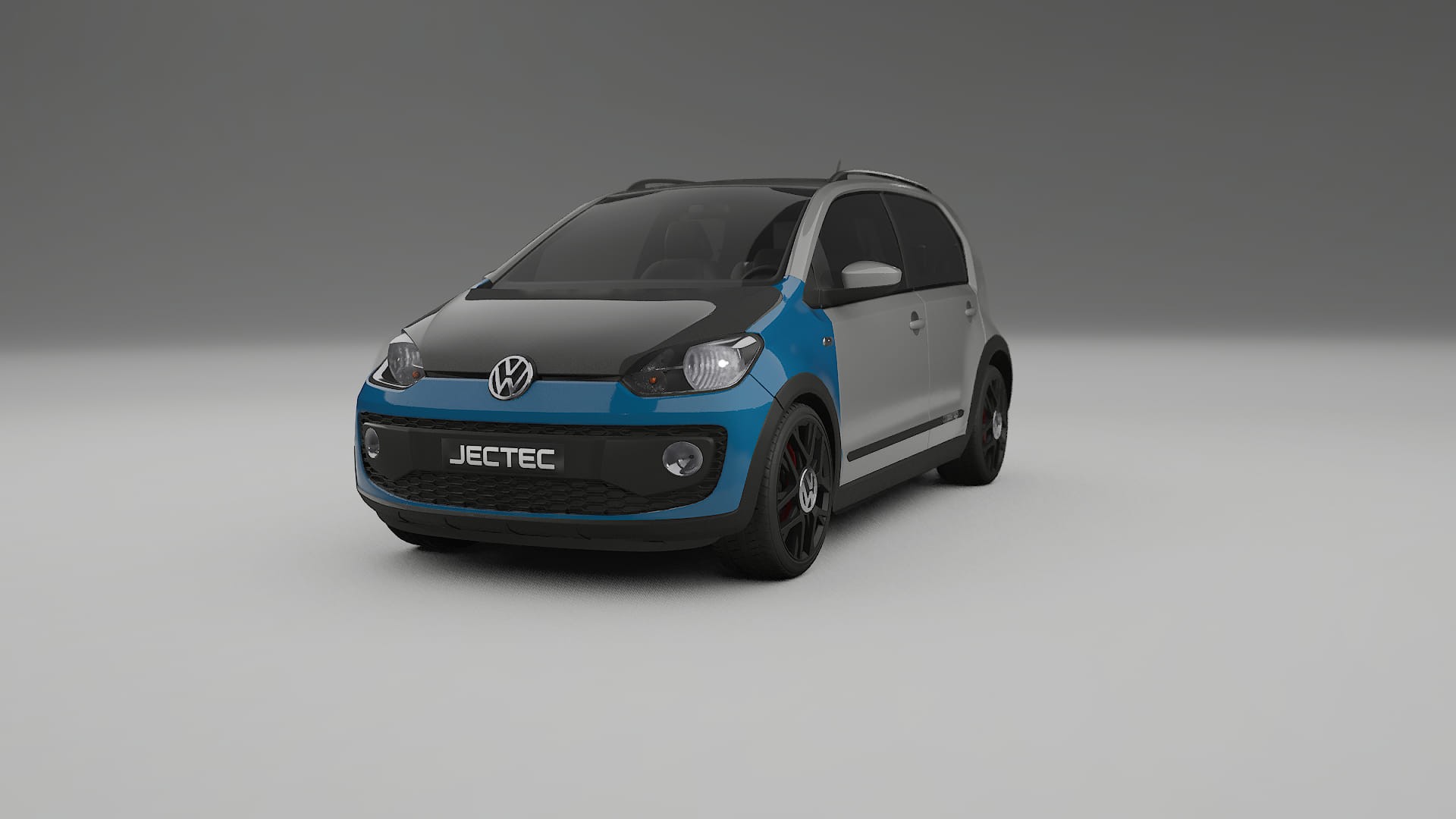 Lakbeschermingsfolie VW Cross Up | CrystalGuard Voorkit met Carbon Motorkap