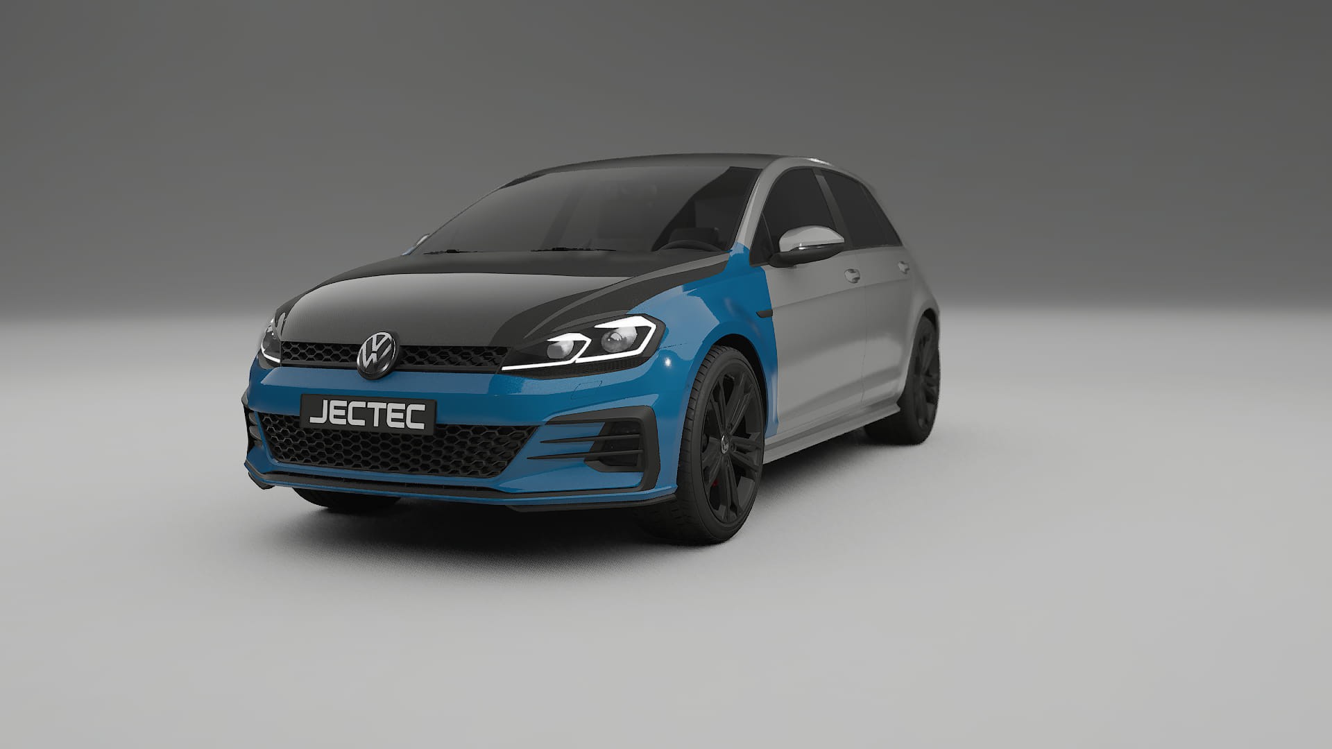 Lakbeschermingsfolie VW Golf Mk7 | CrystalGuard Voorkit met Carbon Motorkap
