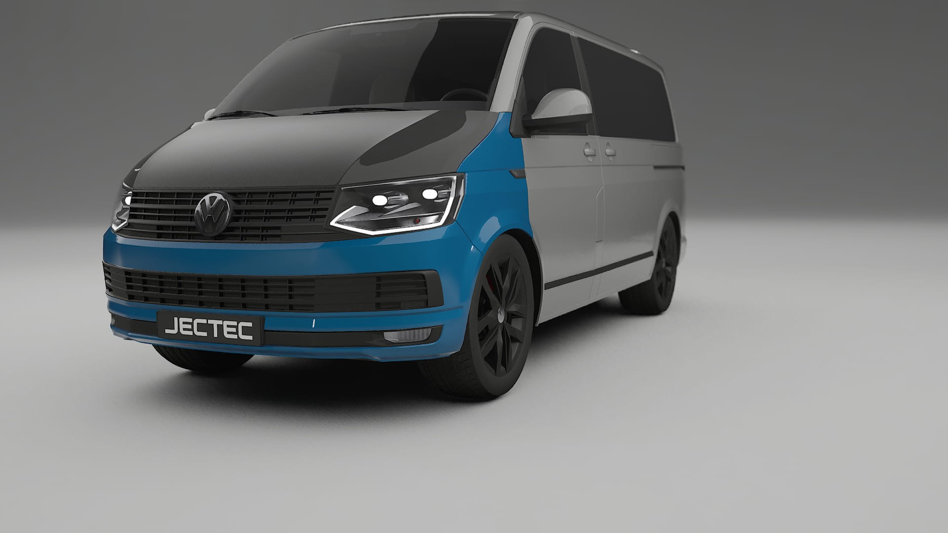 Lakbeschermingsfolie VW Transporter T6 Multivan | CrystalGuard Voorkit met Carbon Motorkap