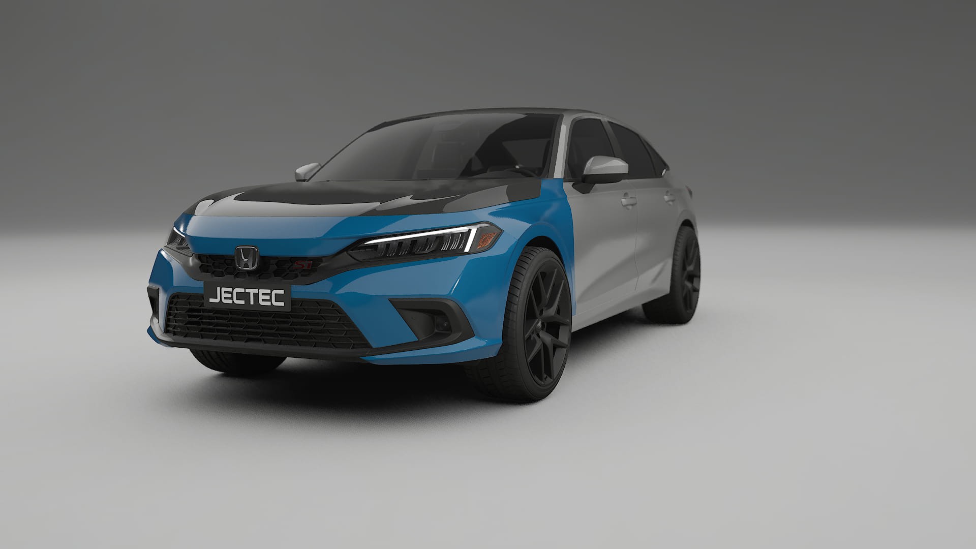 Lakbeschermingsfolie Honda Civic Si | CrystalGuard Voorkit met Carbon Motorkap