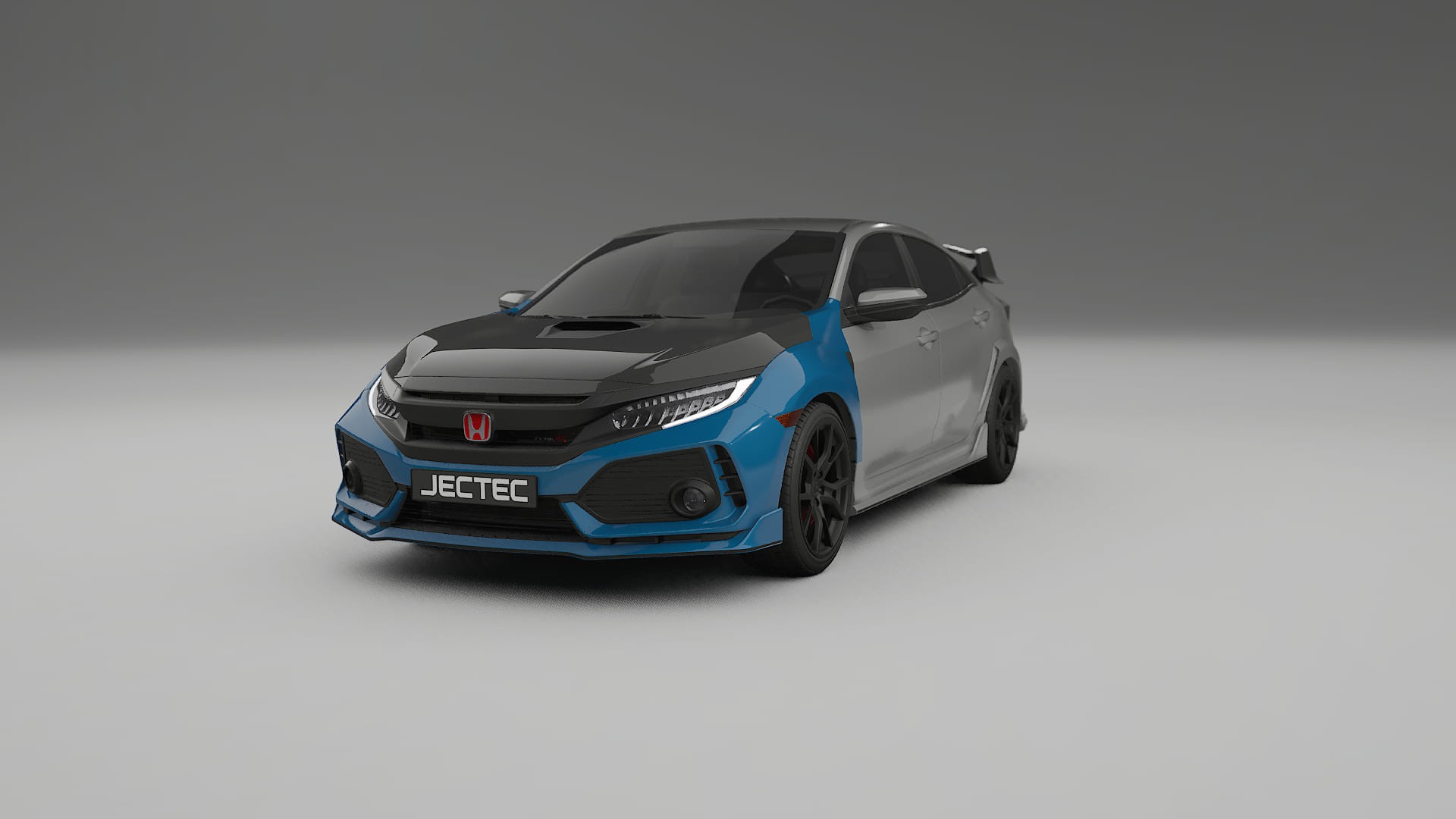 Lakbeschermingsfolie Honda Civic Type-R | CrystalGuard Voorkit met Carbon Motorkap