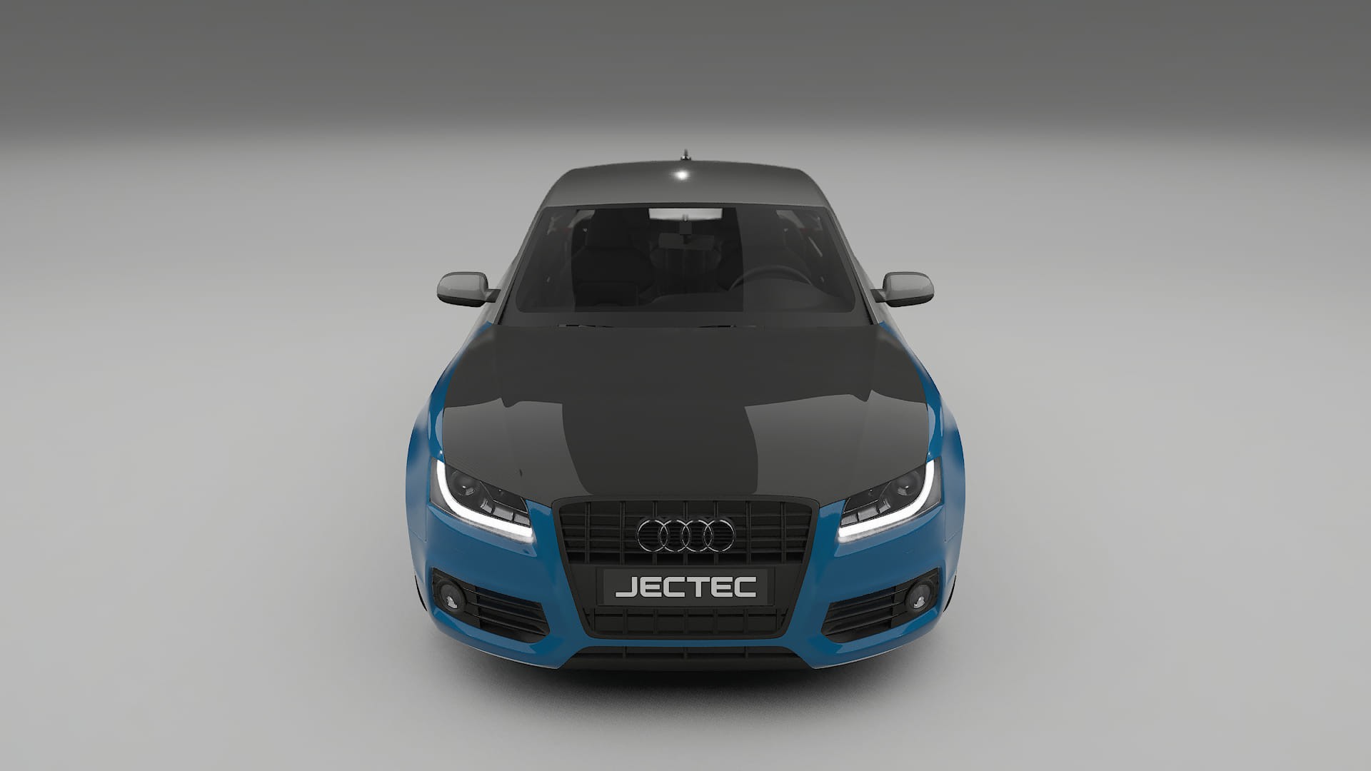 Lakbeschermingsfolie Audi A5 8T Sportback prefacelift | CrystalGuard Voorkit met Carbon Motorkap