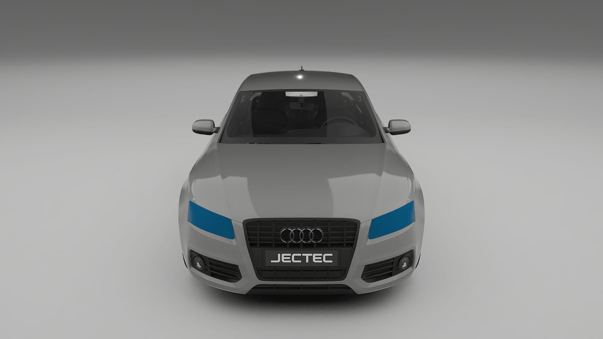 Lakbeschermingsfolie Audi A5 8T Sportback prefacelift | CrystalGuard Voorkit met Carbon Motorkap