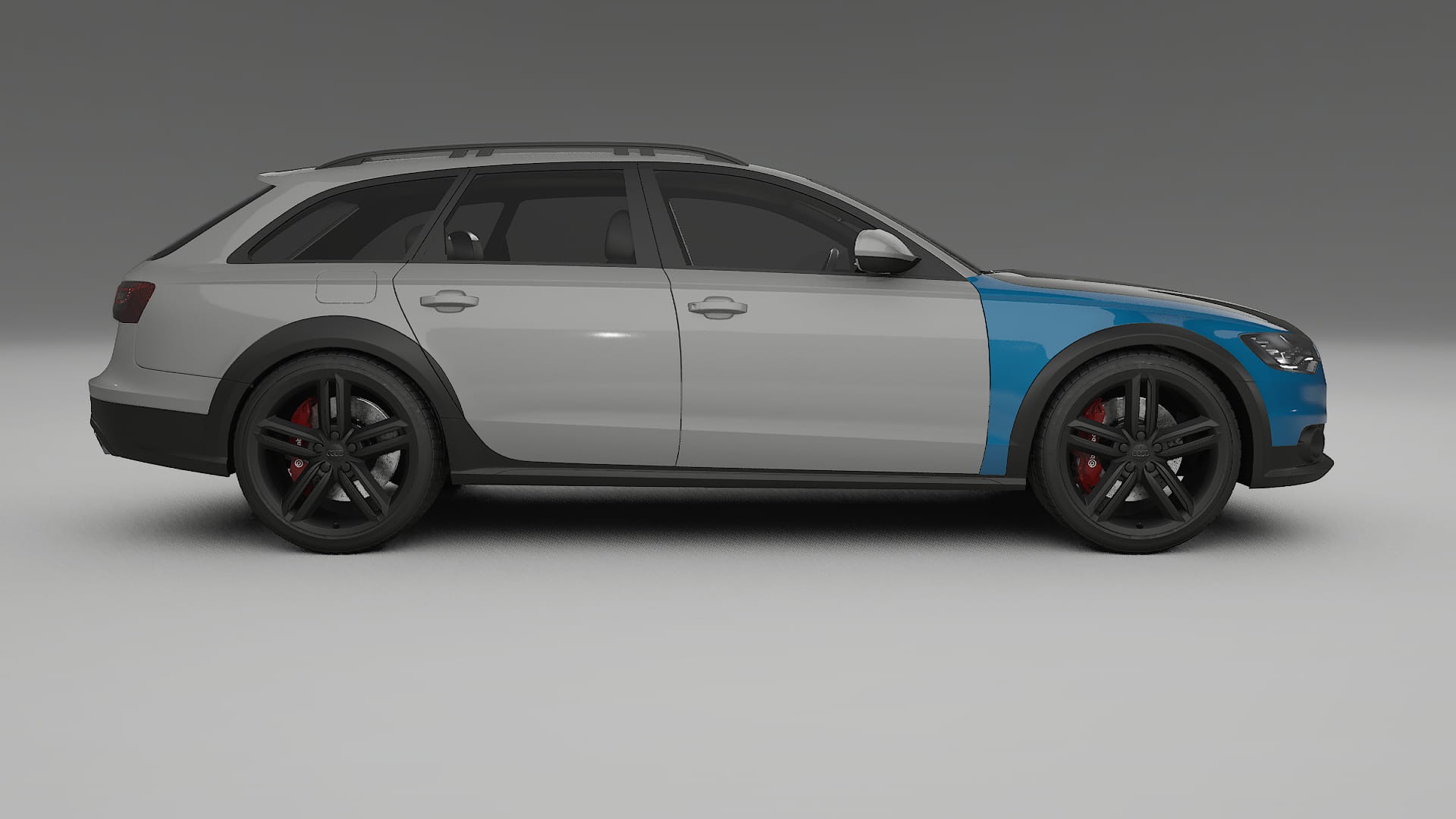 Lakbeschermingsfolie Audi A6 Allroad C7 prefacelift | CrystalGuard Voorkit met Carbon Motorkap