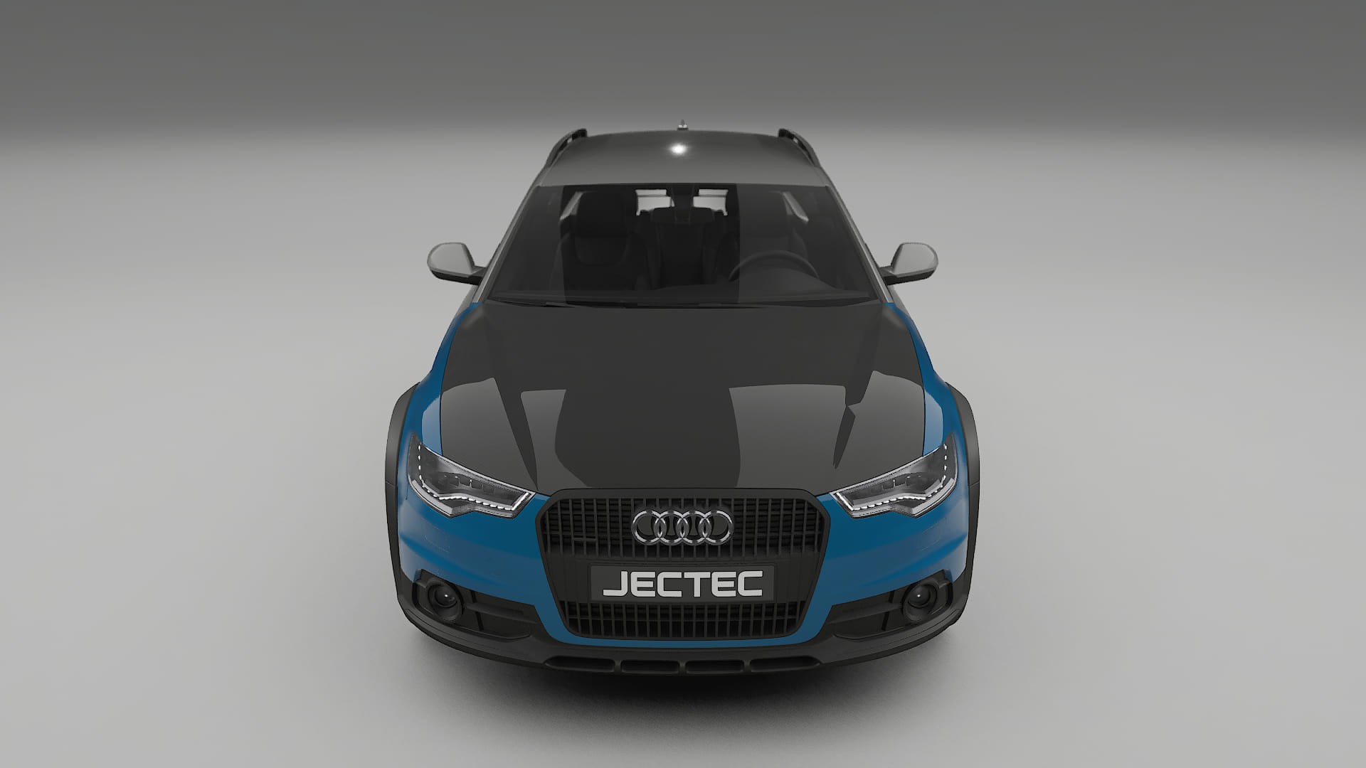 Lakbeschermingsfolie Audi A6 Allroad C7 prefacelift | CrystalGuard Voorkit met Carbon Motorkap