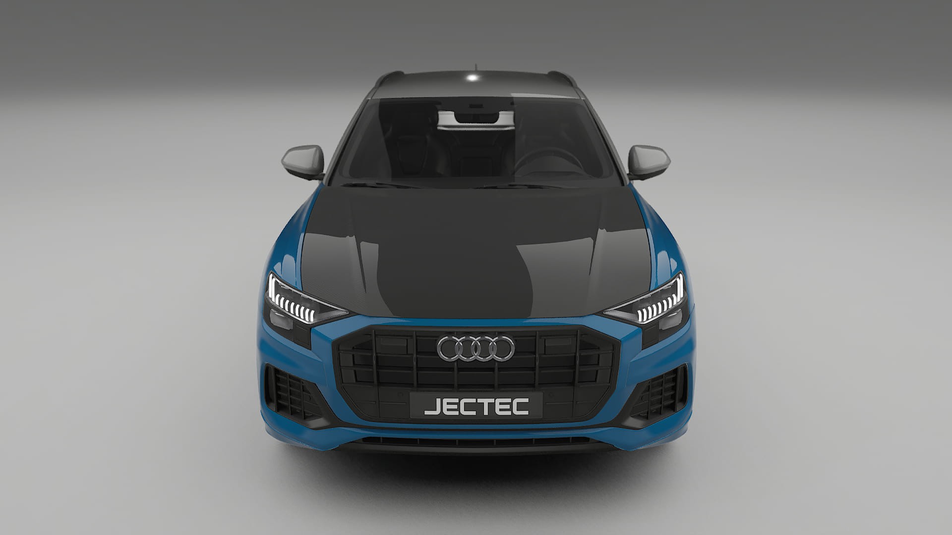 Lakbeschermingsfolie Audi Q8 F1 prefacelift | CrystalGuard Voorkit met Carbon Motorkap