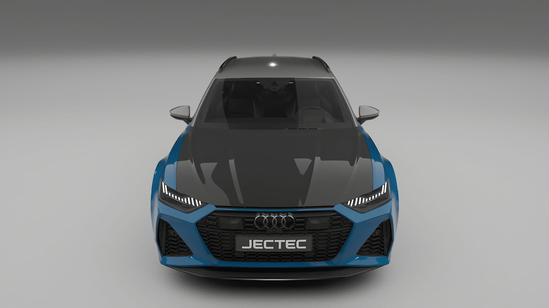 Lakbeschermingsfolie Audi RS6 Avant C8 facelift | CrystalGuard Voorkit met Carbon Motorkap