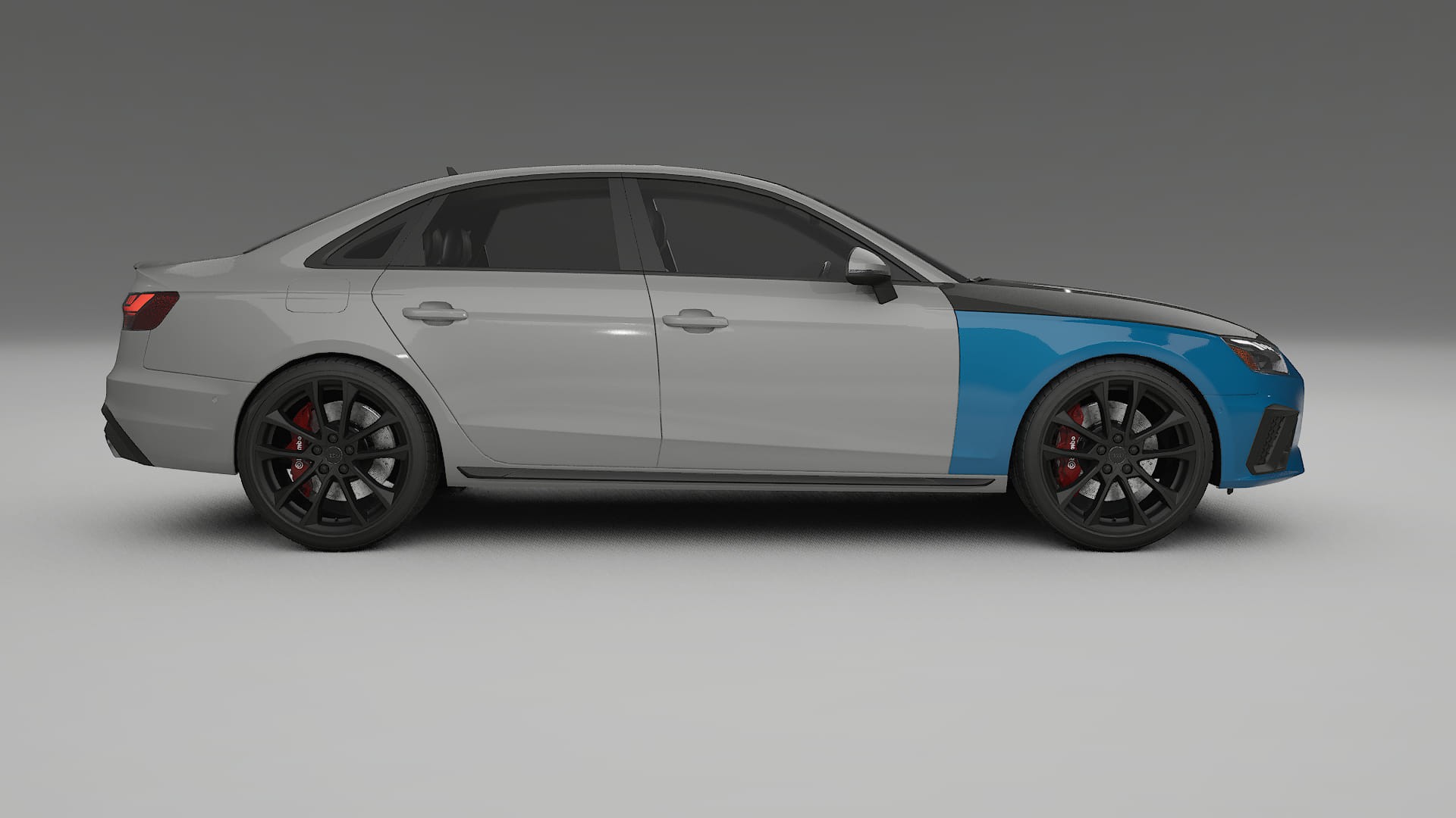 Lakbeschermingsfolie Audi S4 sedan B9 facelift | CrystalGuard Voorkit met Carbon Motorkap