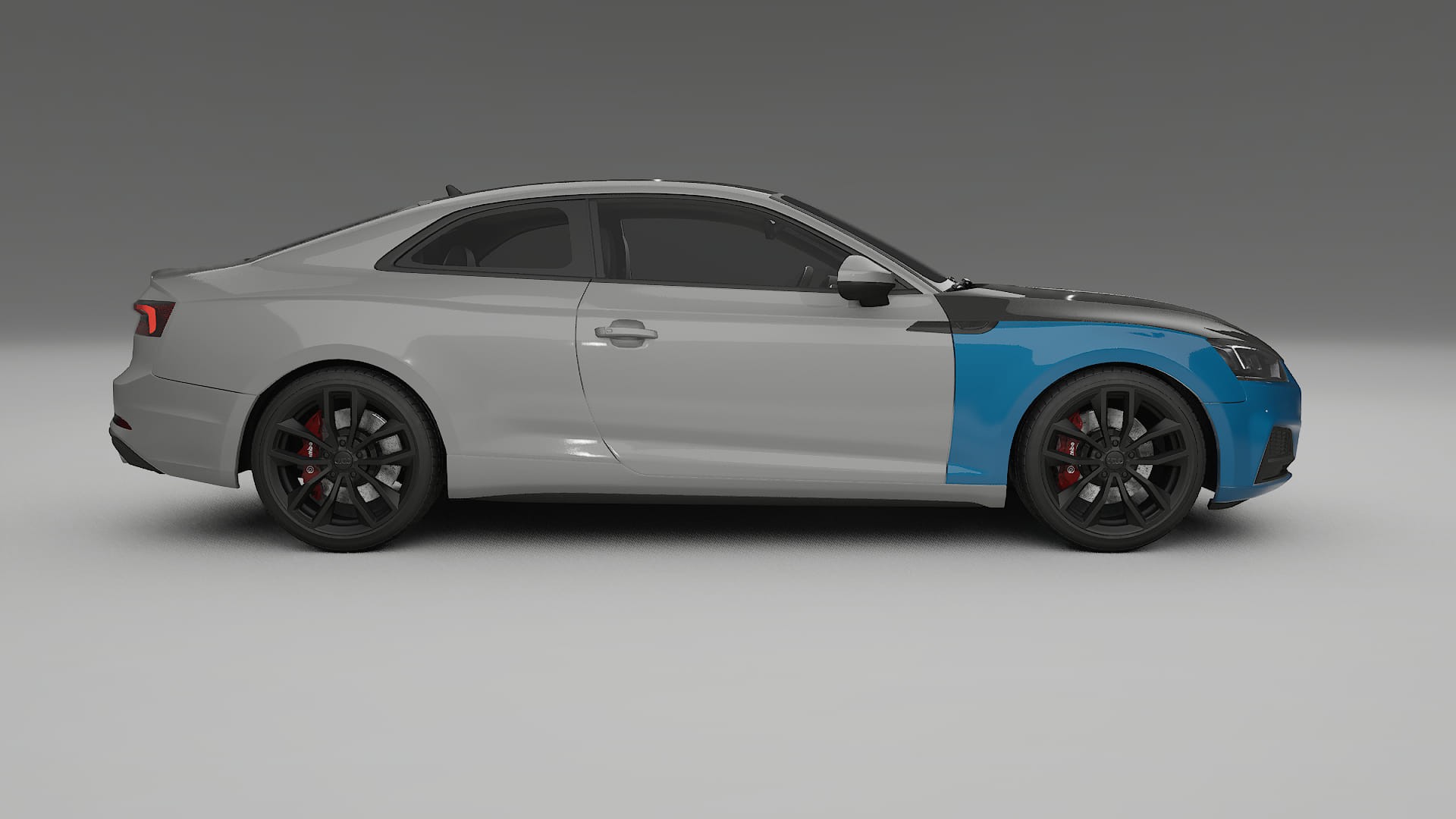 Lakbeschermingsfolie Audi S5 B9 prefacelift | CrystalGuard Voorkit met Carbon Motorkap