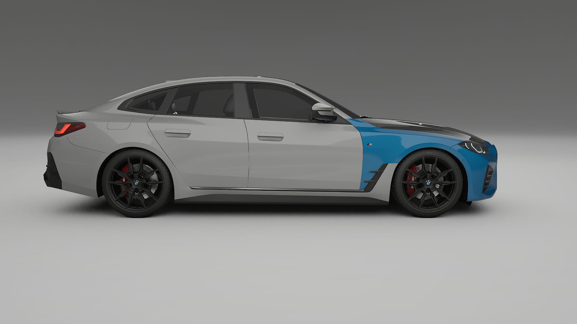 Lakbeschermingsfolie BMW I4 G26 M-Package | CrystalGuard Voorkit met Carbon Motorkap