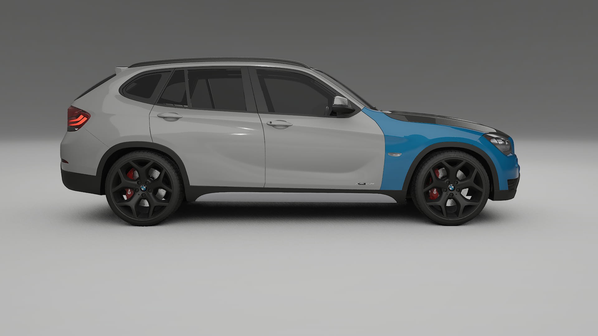 Lakbeschermingsfolie BMW X1 E84 | CrystalGuard Voorkit met Carbon Motorkap