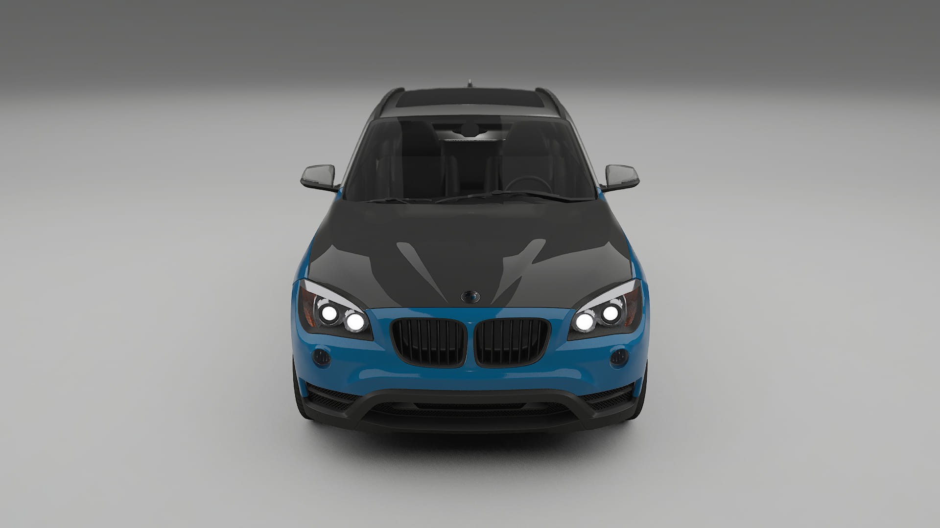 Lakbeschermingsfolie BMW X1 E84 | CrystalGuard Voorkit met Carbon Motorkap