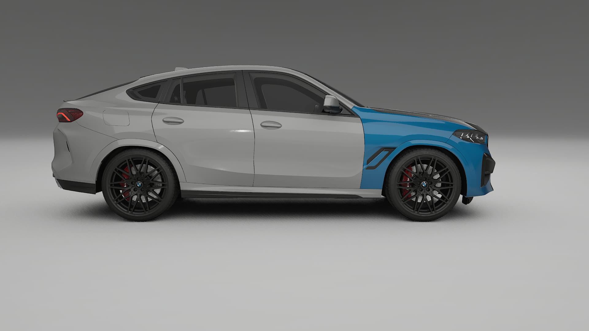 Lakbeschermingsfolie BMW X6 F96 Competition | CrystalGuard Voorkit met Carbon Motorkap