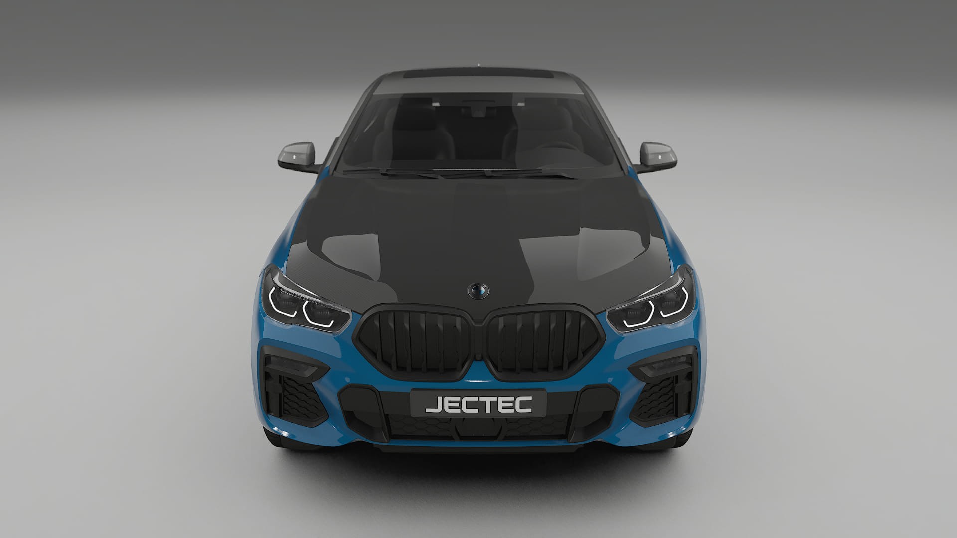 Lakbeschermingsfolie BMW X6 G06 F96 | CrystalGuard Voorkit met Carbon Motorkap