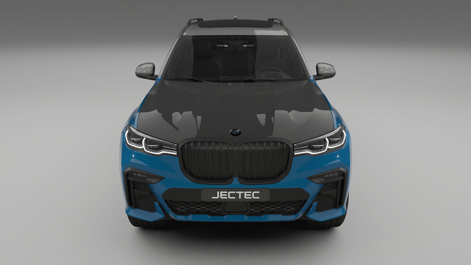 Lakbeschermingsfolie BMW X7 M G07 | CrystalGuard Voorkit met Carbon Motorkap