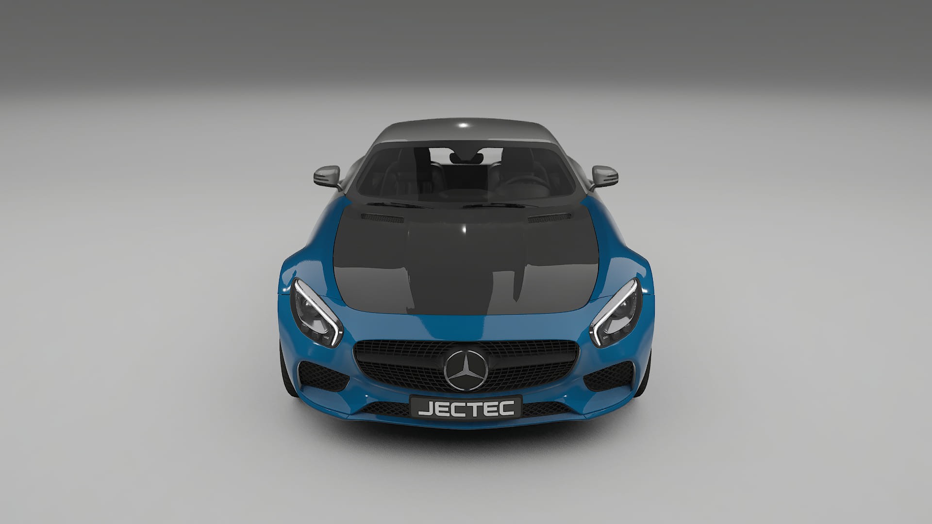 Lakbeschermingsfolie Mercedes AMG GT C190 coupe | CrystalGuard Voorkit met Carbon Motorkap