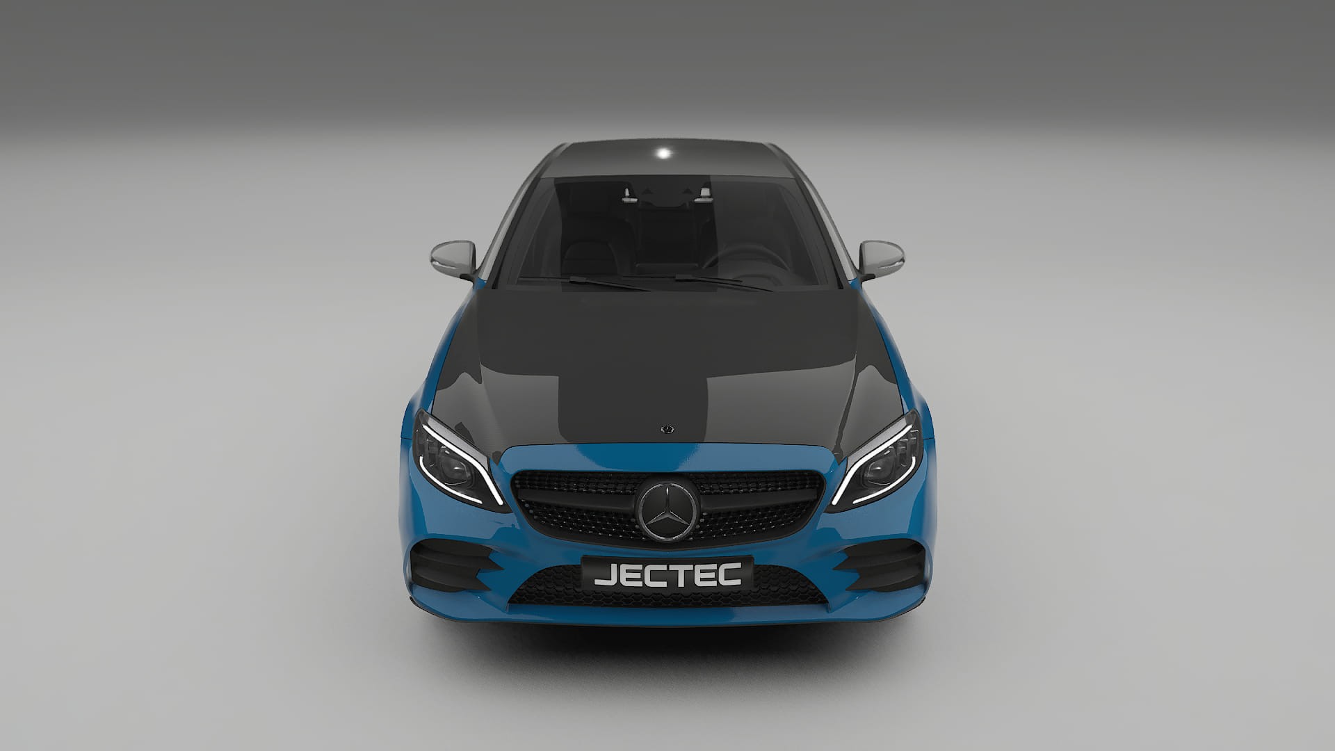 Lakbeschermingsfolie Mercedes C-class W205 AMG sedan | CrystalGuard Voorkit met Carbon Motorkap
