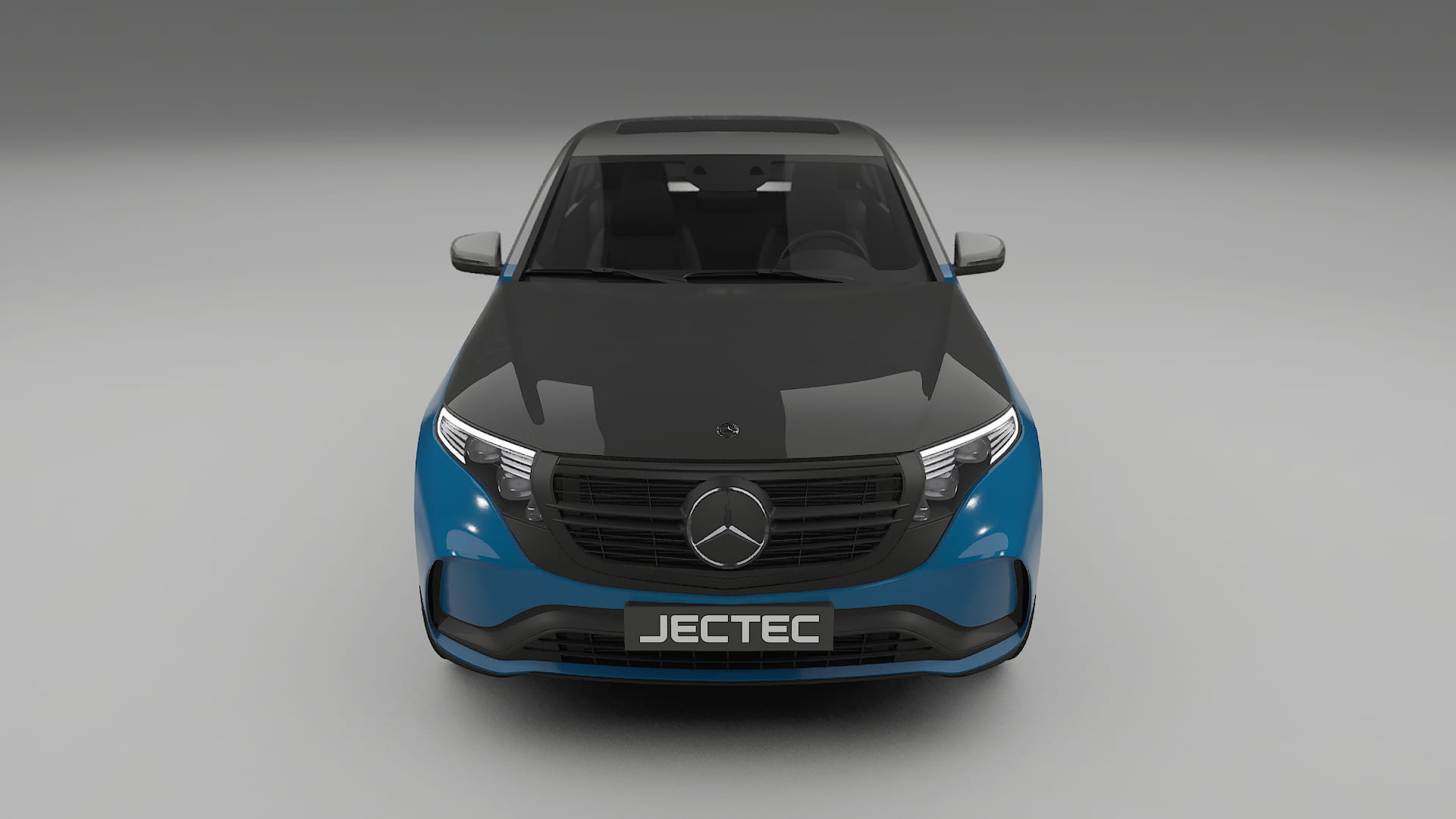 Lakbeschermingsfolie Mercedes EQC AMG | CrystalGuard Voorkit met Carbon Motorkap