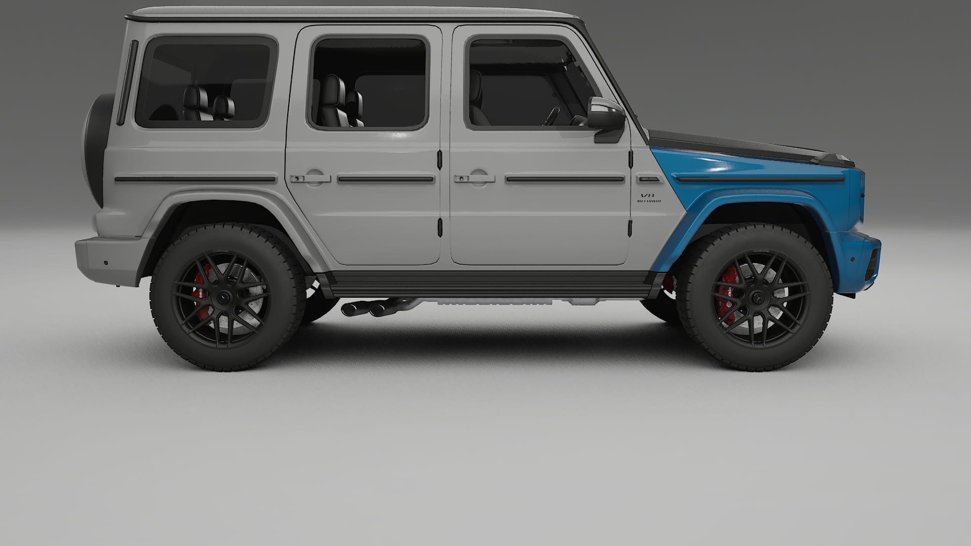 Lakbeschermingsfolie Mercedes G63 AMG W463A | CrystalGuard Voorkit met Carbon Motorkap