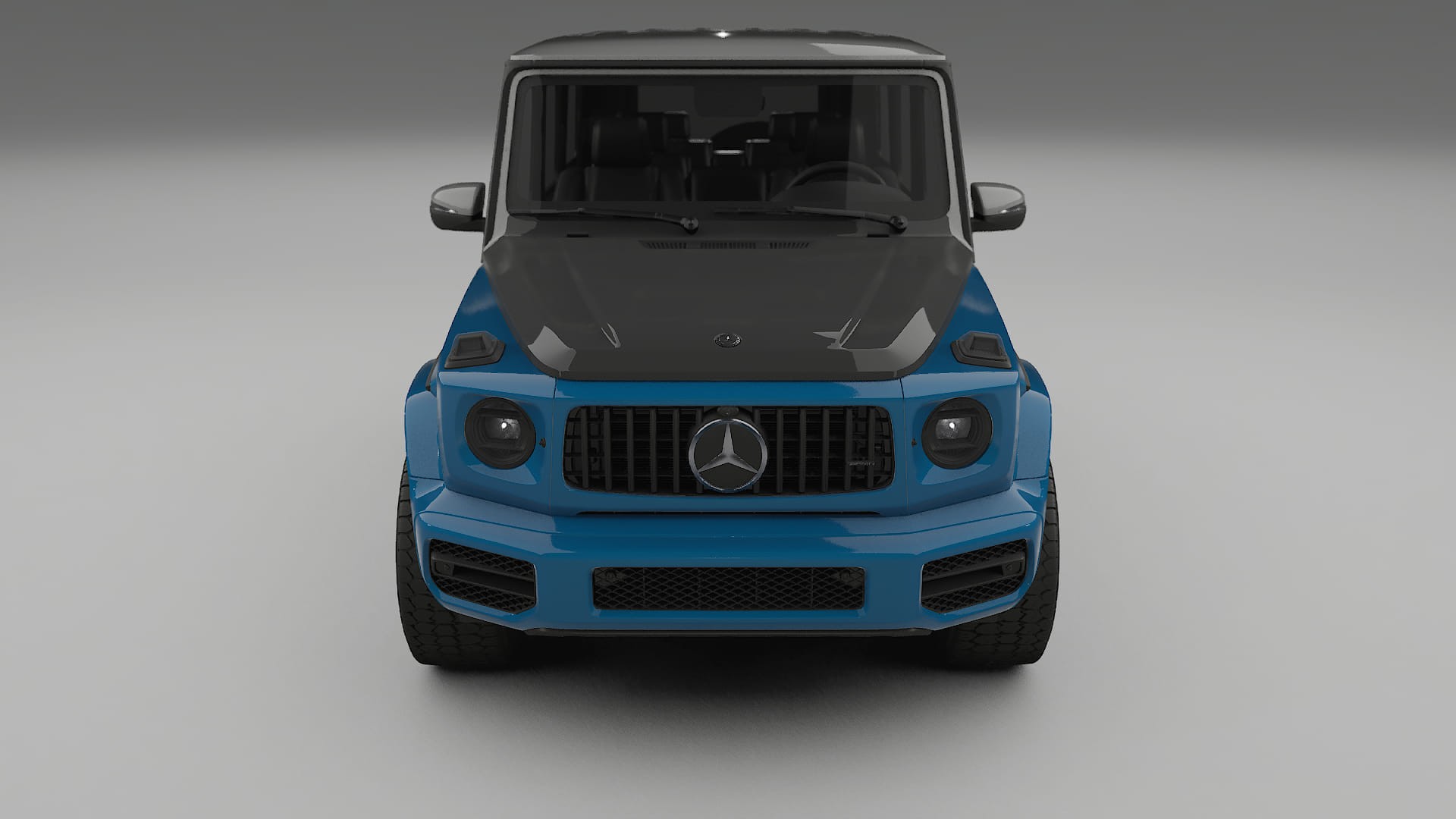 Lakbeschermingsfolie Mercedes G63 AMG W463A | CrystalGuard Voorkit met Carbon Motorkap