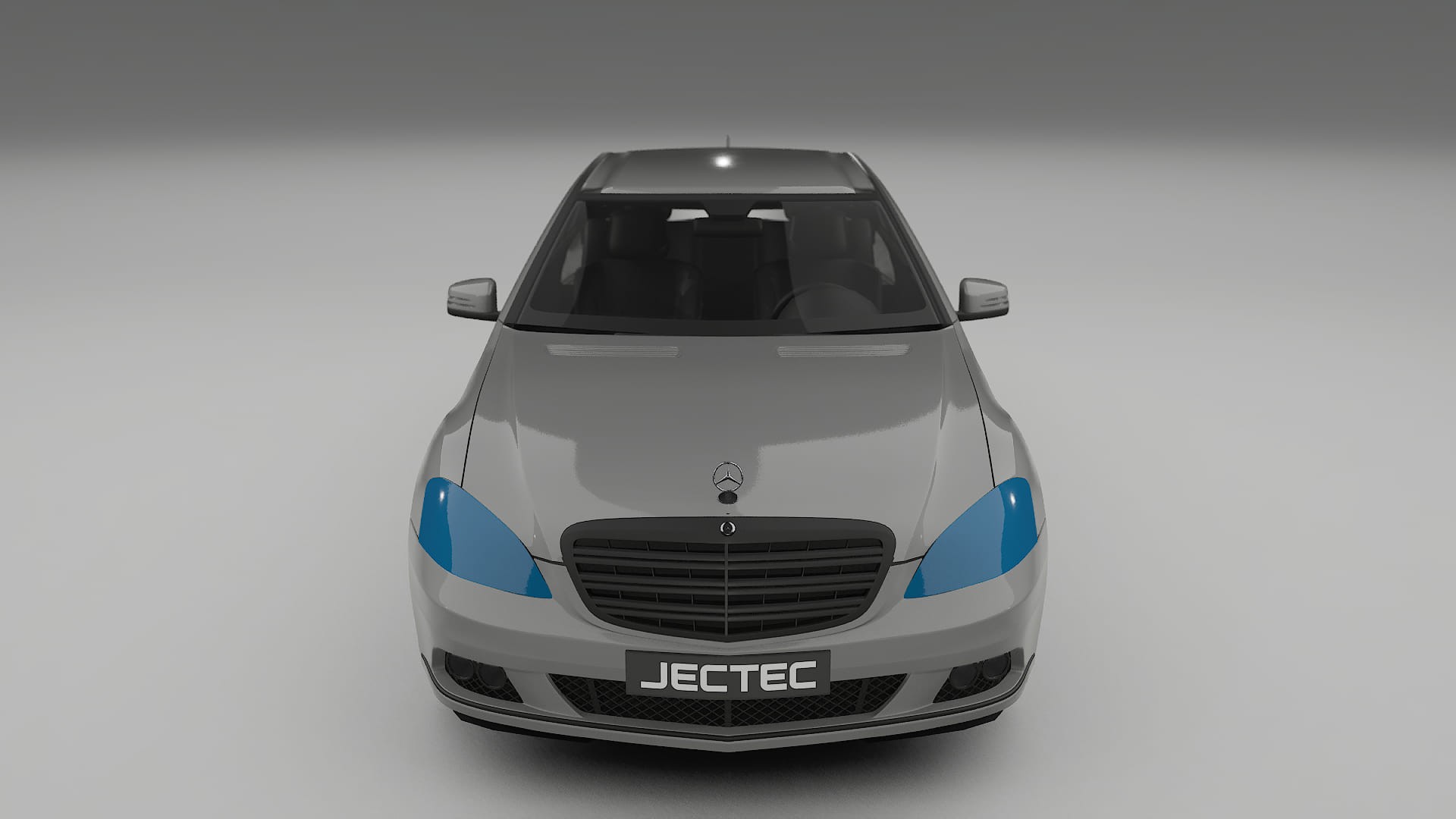 Lakbeschermingsfolie Mercedes S-class W221 facelift | CrystalGuard Voorkit met Carbon Motorkap