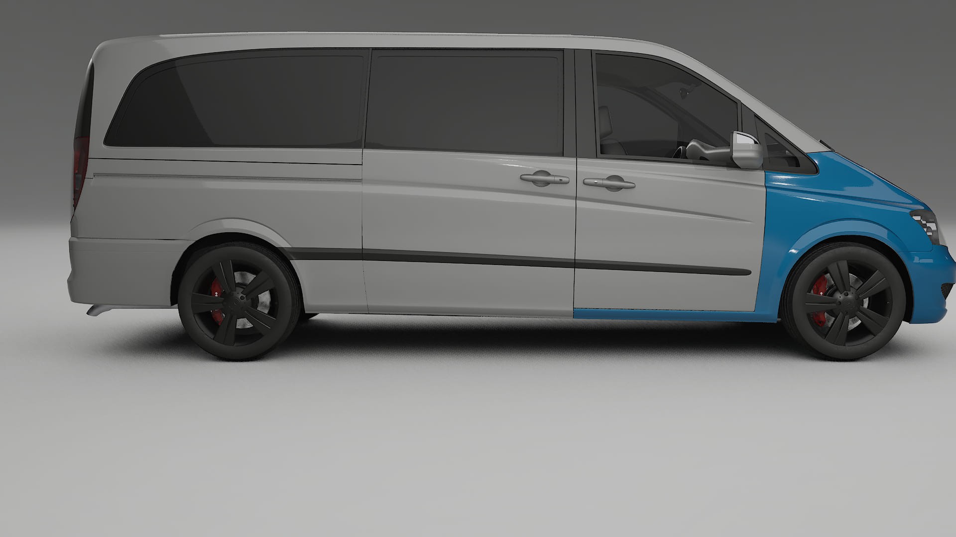 Lakbeschermingsfolie Mercedes Viano Extra lang W439 Facelift | CrystalGuard Voorkit met Carbon Motorkap 2