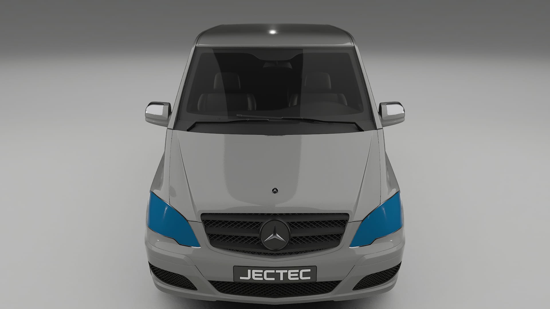 Lakbeschermingsfolie Mercedes Viano Extra lang W439 Facelift | CrystalGuard Voorkit met Carbon Motorkap