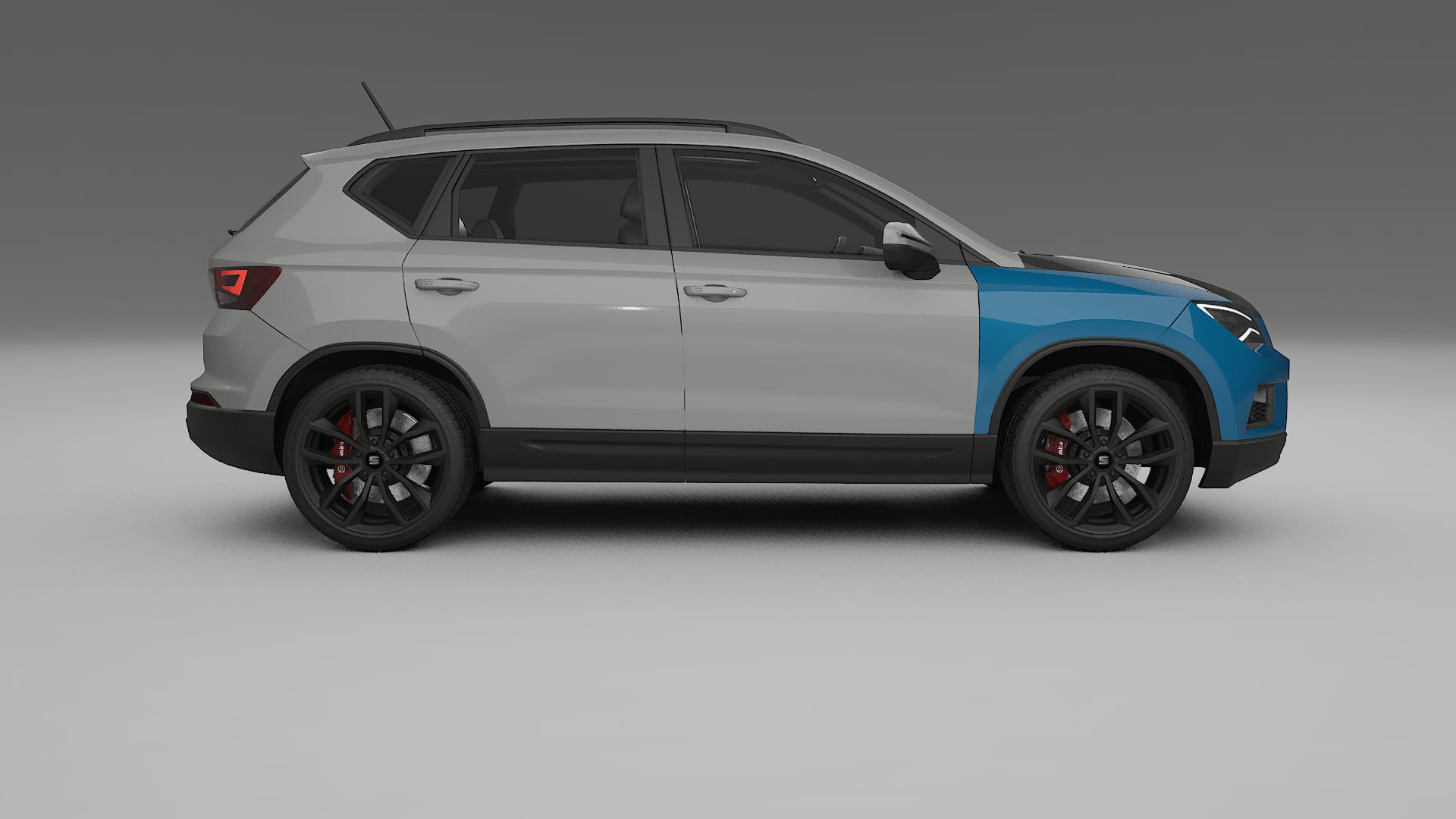 Lakbeschermingsfolie Seat Ateca KH7 | CrystalGuard Voorkit met Carbon Motorkap 2