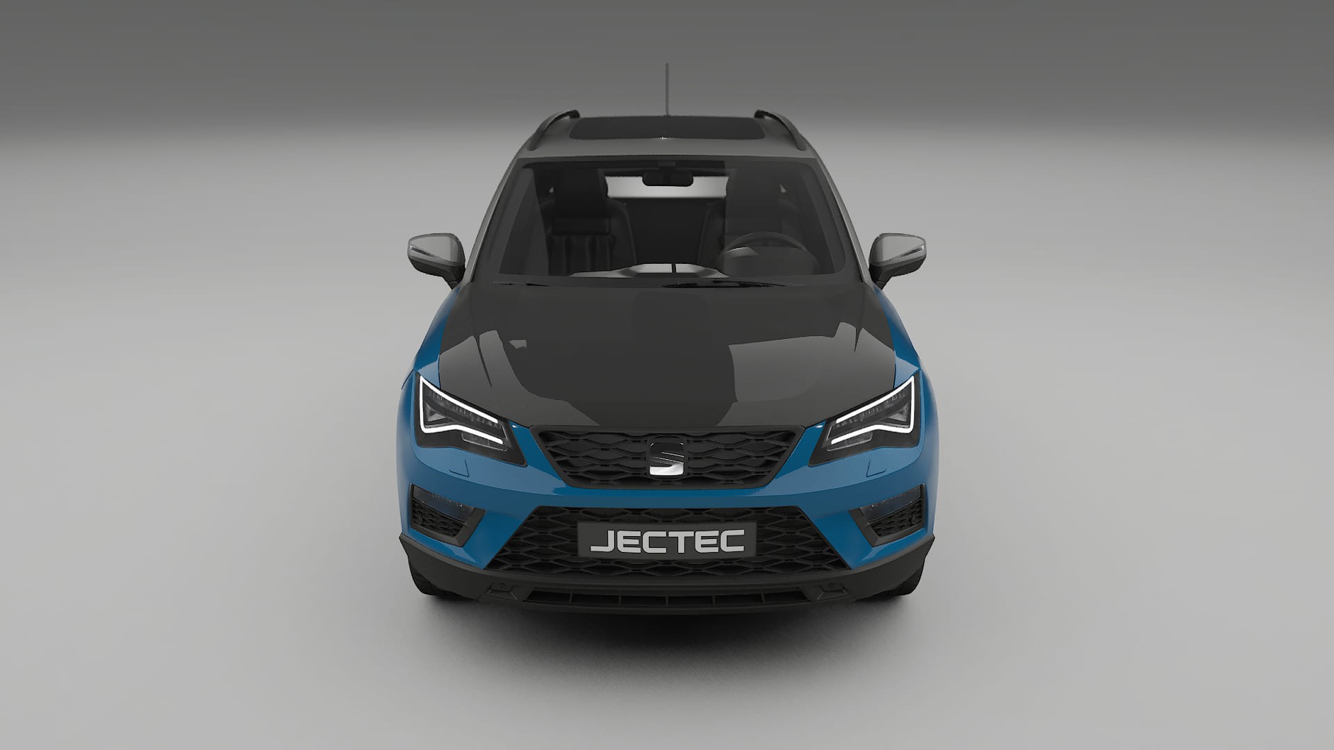 Lakbeschermingsfolie Seat Ateca KH7 | CrystalGuard Voorkit met Carbon Motorkap