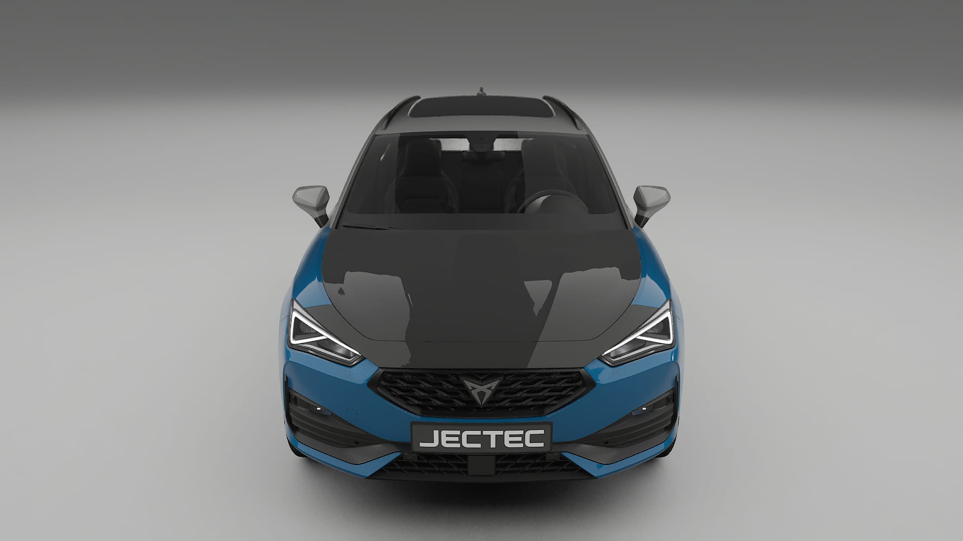 Lakbeschermingsfolie Seat Leon Cupra KL | CrystalGuard Voorkit met Carbon Motorkap