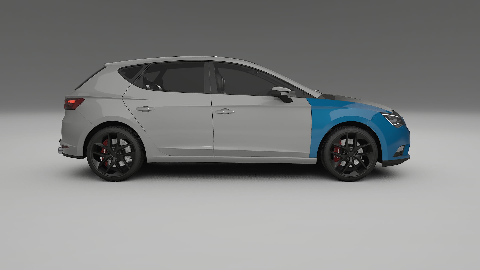 Lakbeschermingsfolie Seat Leon FR 5F | CrystalGuard Voorkit met Carbon Motorkap