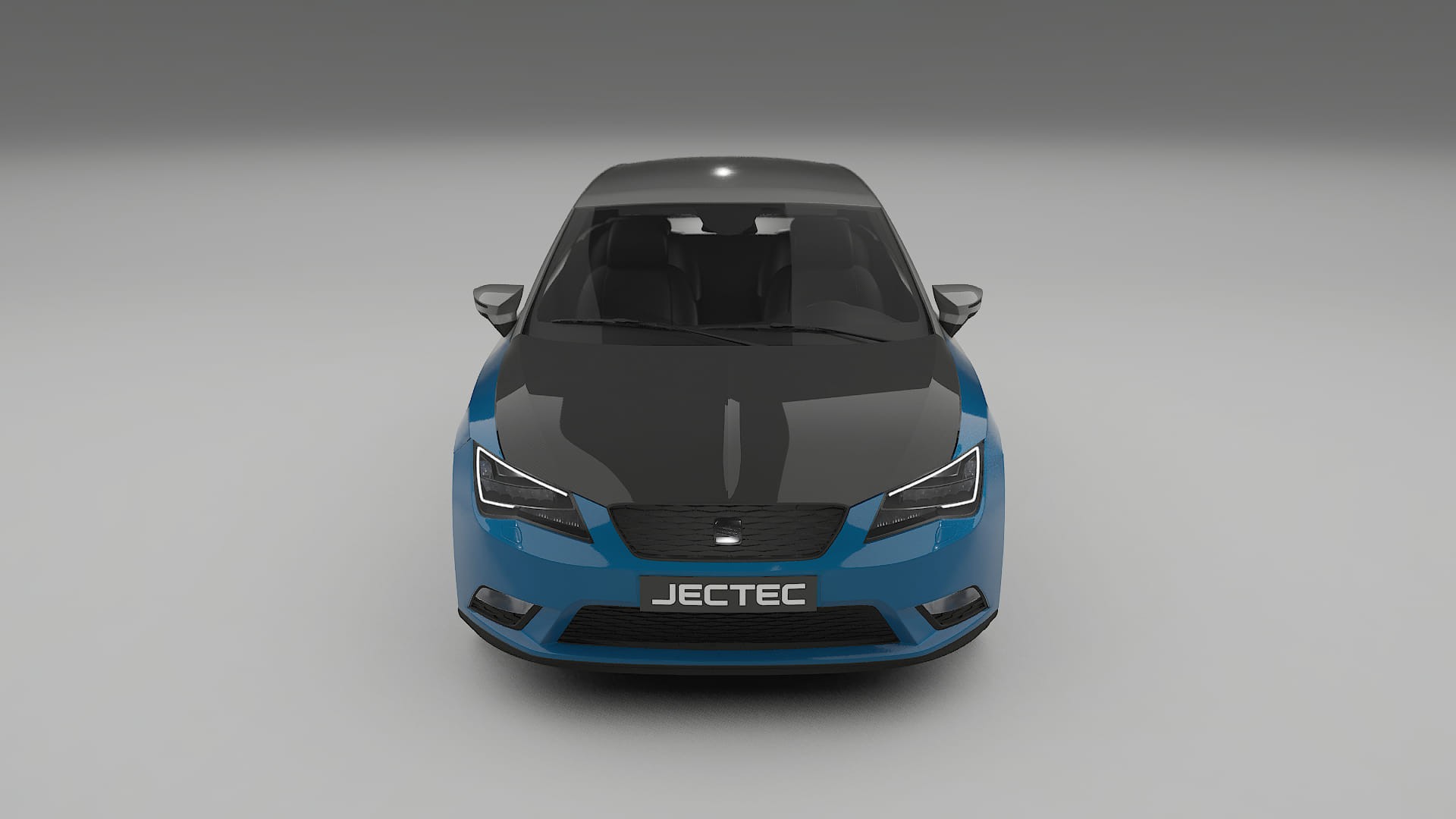 Lakbeschermingsfolie Seat Leon FR 5F | CrystalGuard Voorkit met Carbon Motorkap