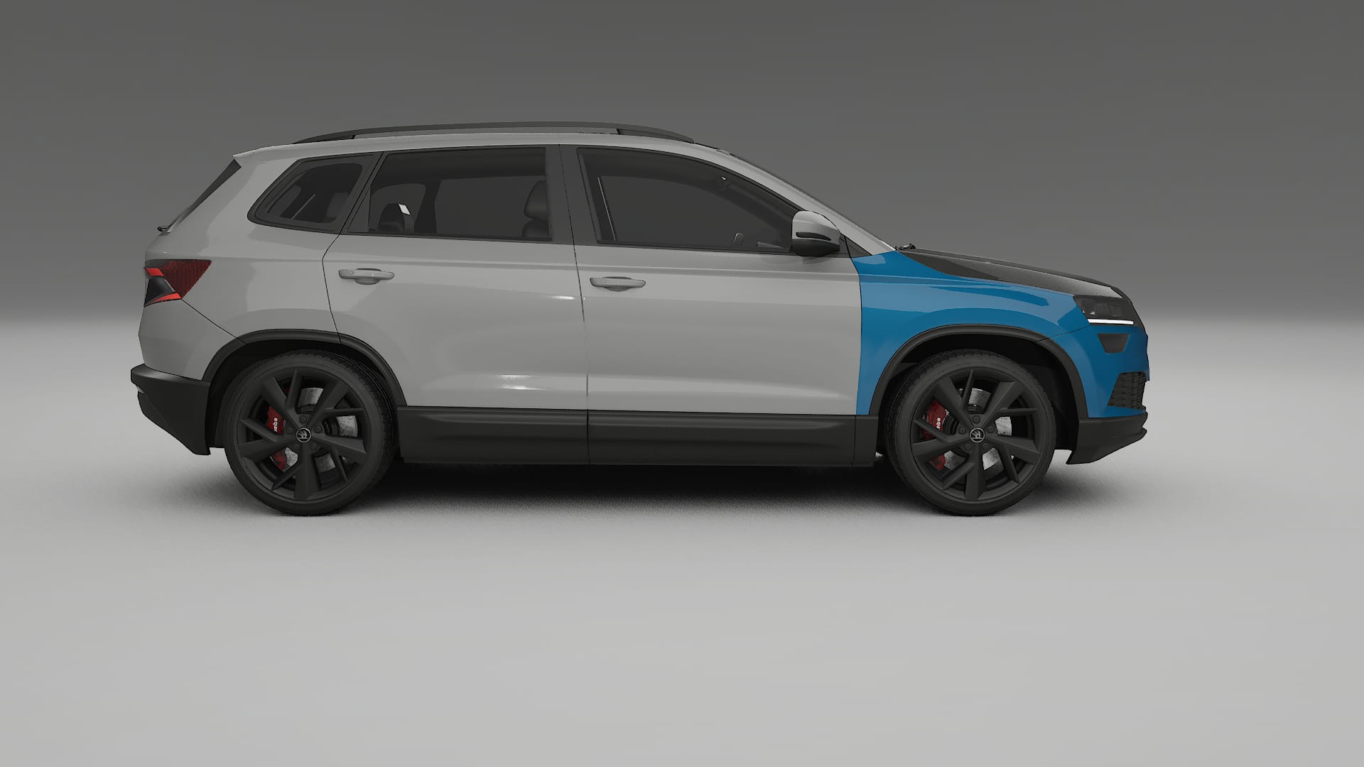 Lakbeschermingsfolie Škoda Karoq NU7 | CrystalGuard Voorkit met Carbon Motorkap