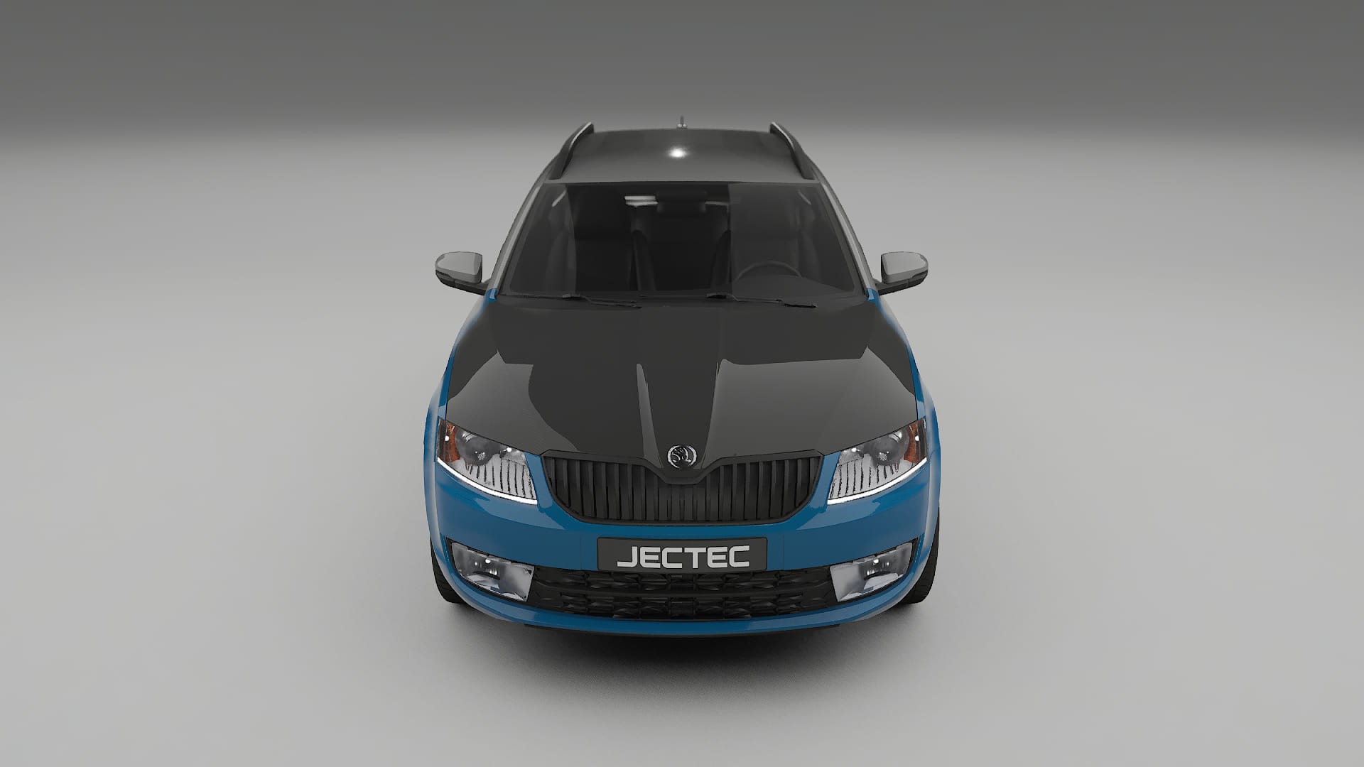 Lakbeschermingsfolie Škoda Octavia stationwagen 5E | CrystalGuard Voorkit met Carbon Motorkap