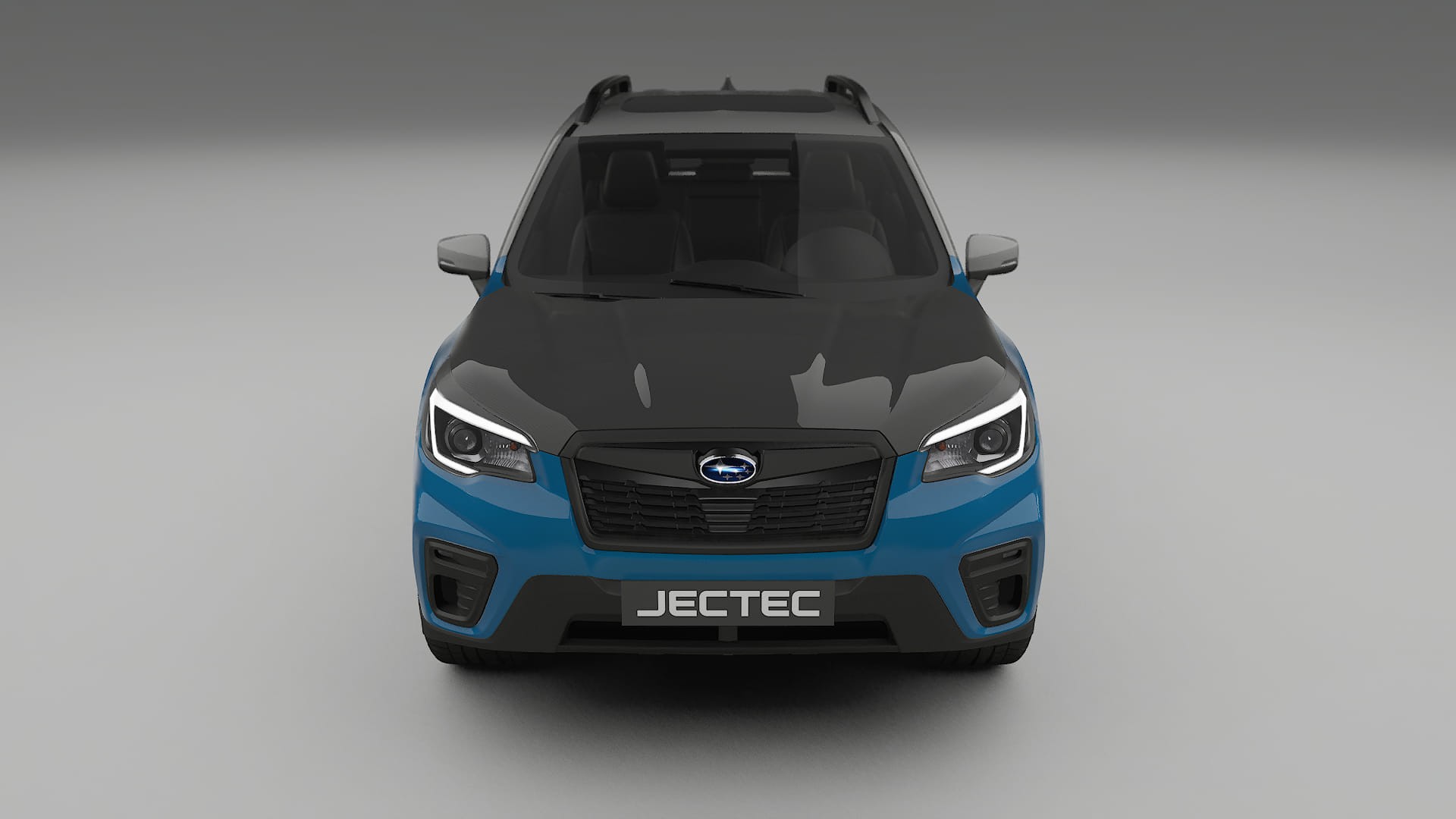 Lakbeschermingsfolie Subaru Forester V SK prefacelift | CrystalGuard Voorkit met Carbon Motorkap