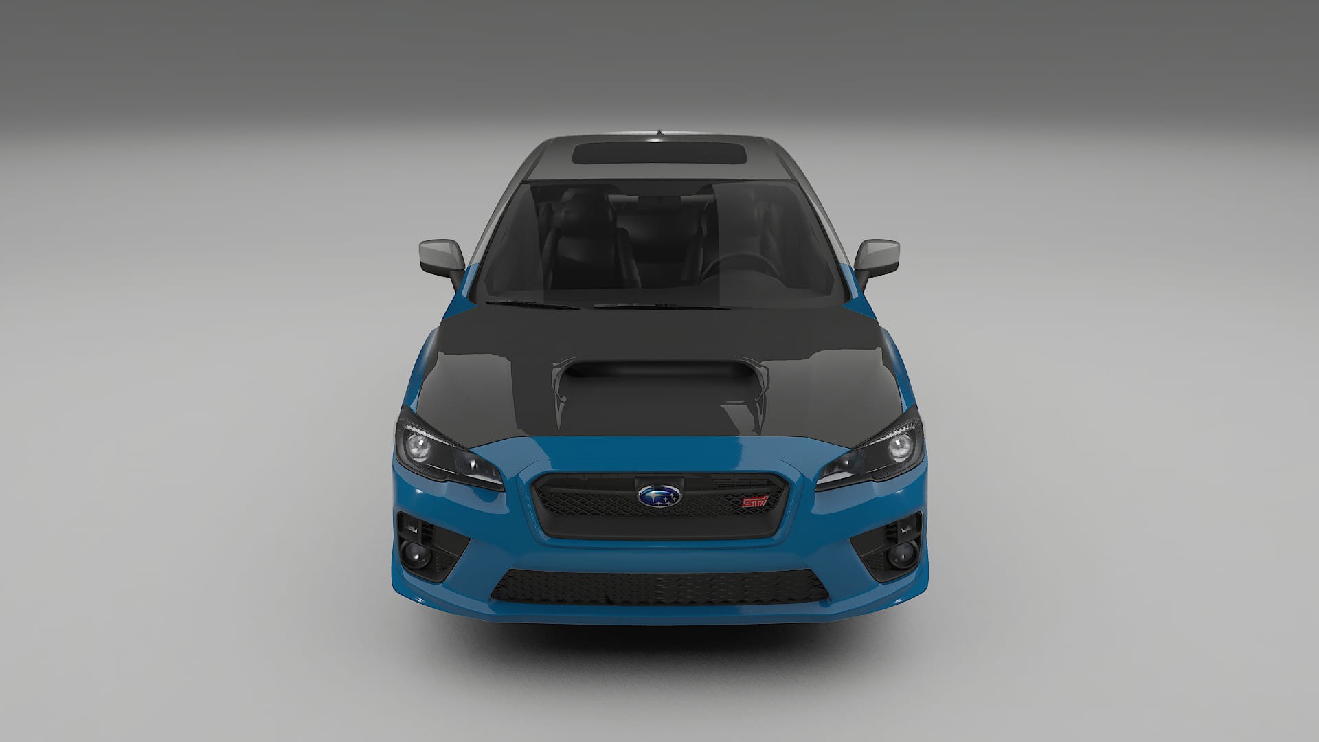 Lakbeschermingsfolie Subaru Impreza WRX Sti VA prefacelift | CrystalGuard Voorkit met Carbon Motorkap