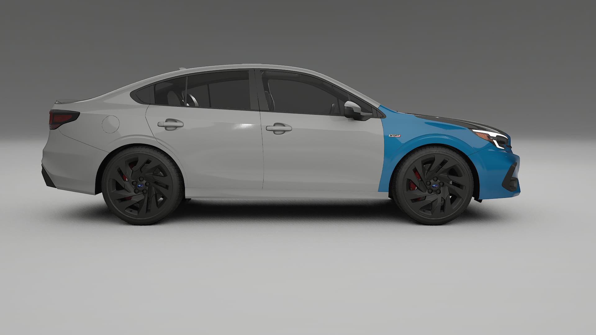 Lakbeschermingsfolie Subaru Legacy BW | CrystalGuard Voorkit met Carbon Motorkap