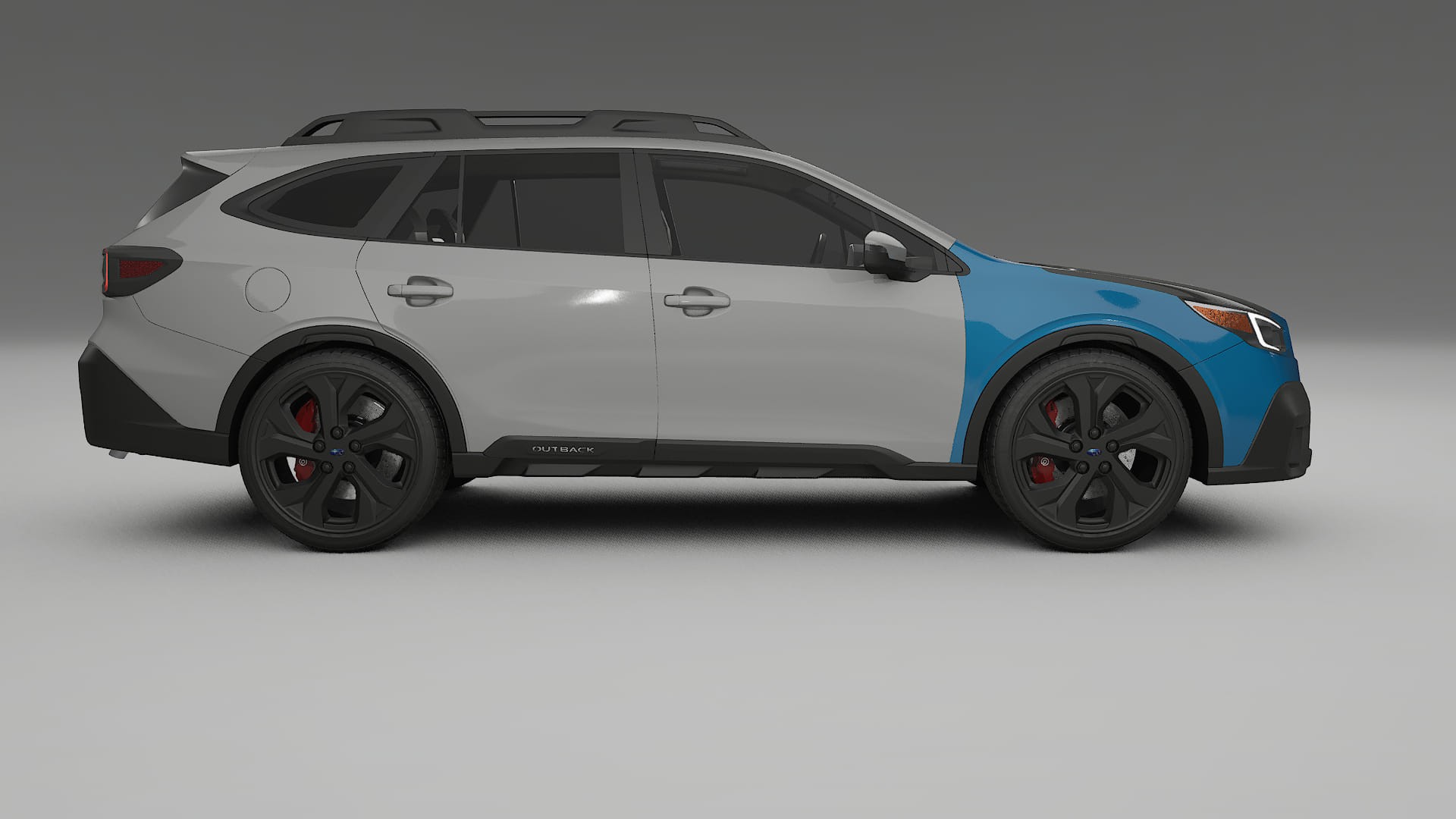 Lakbeschermingsfolie Subaru Outback VI BS prefacelift | CrystalGuard Voorkit met Carbon Motorkap