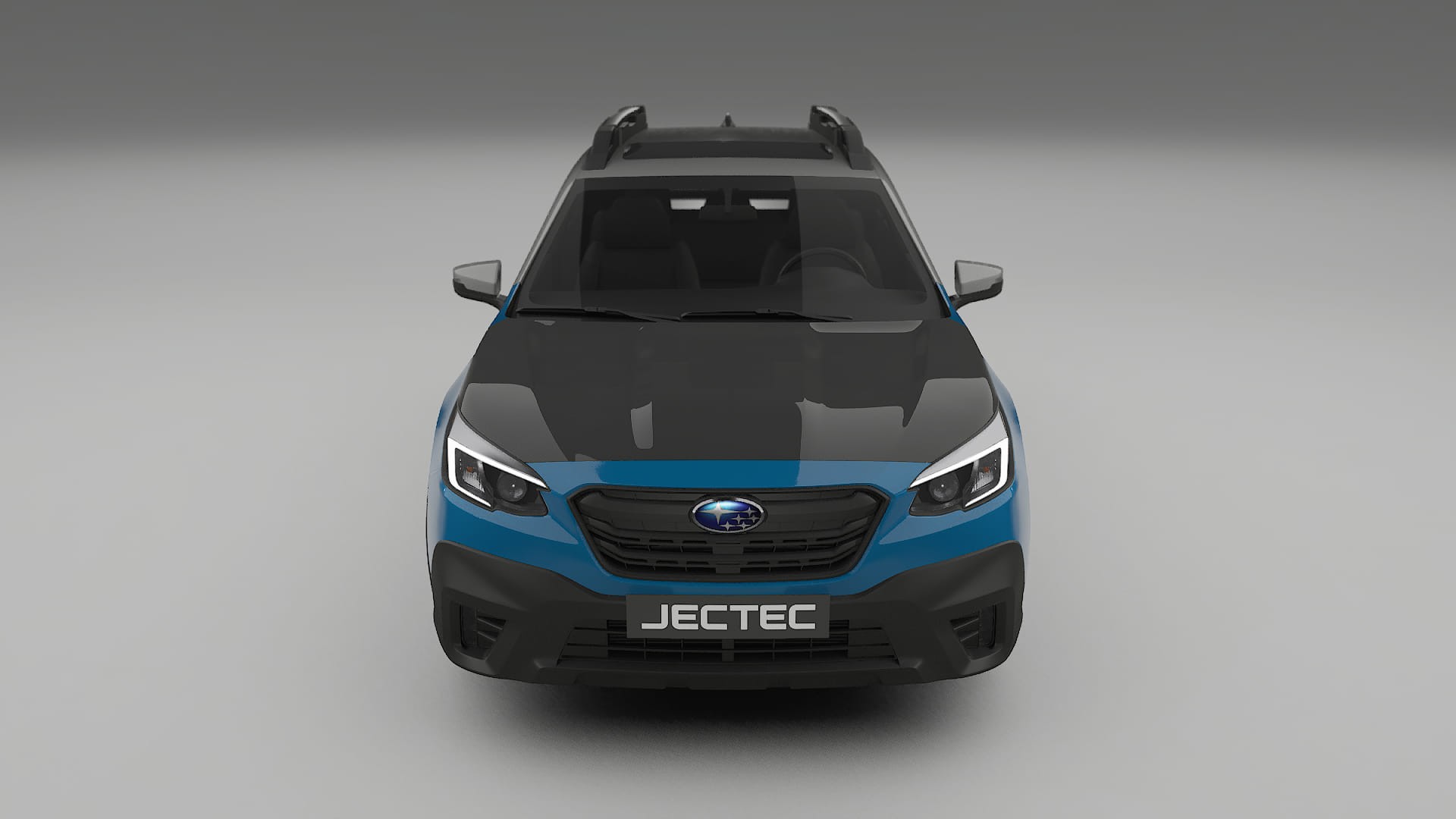 Lakbeschermingsfolie Subaru Outback VI BS prefacelift | CrystalGuard Voorkit met Carbon Motorkap