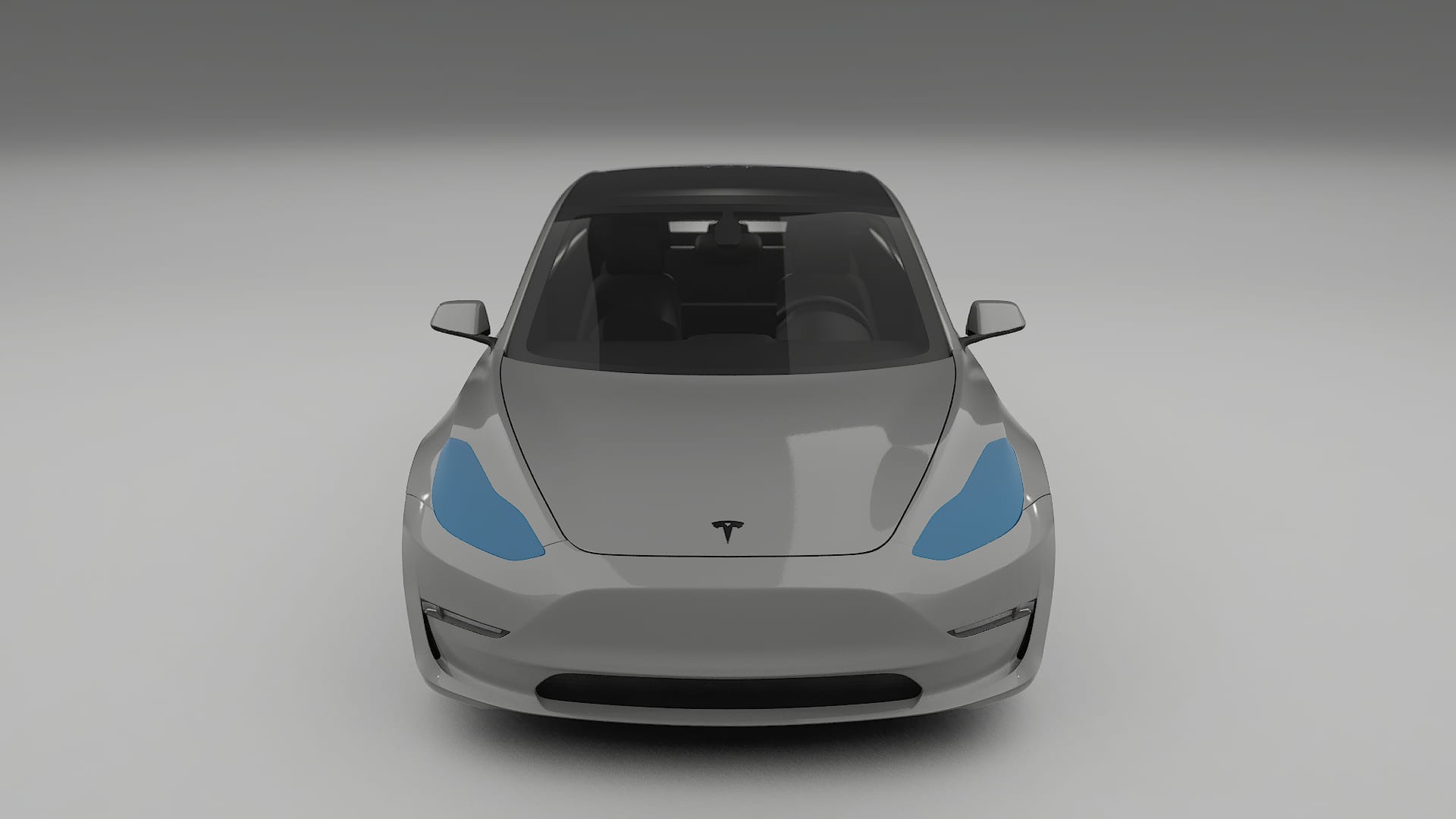 Lakbeschermingsfolie Tesla Model 3 | CrystalGuard Voorkit met Carbon Motorkap
