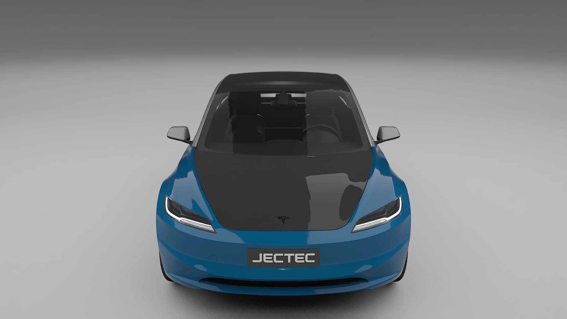 Lakbeschermingsfolie Tesla Model 3 Highland | CrystalGuard Voorkit met Carbon Motorkap