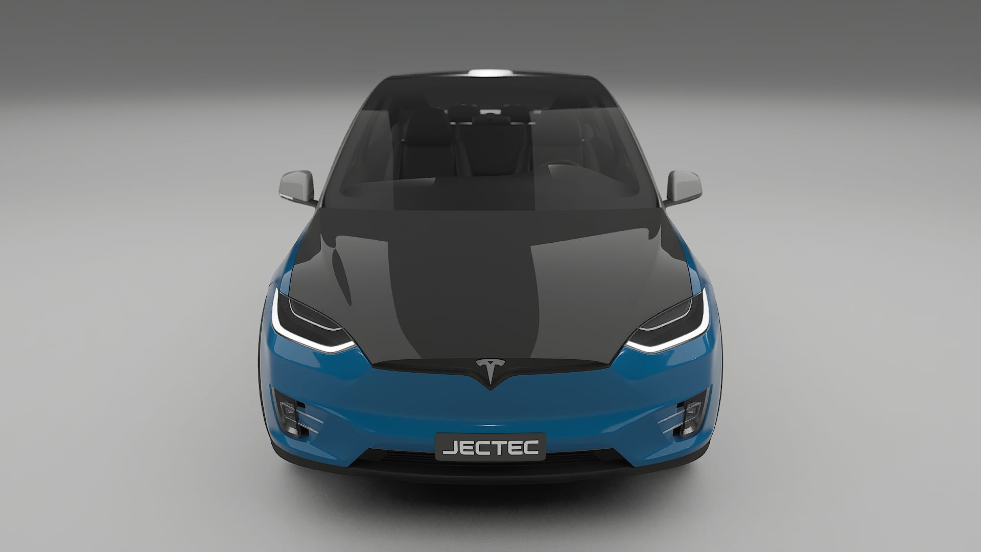 Lakbeschermingsfolie Tesla Model X | CrystalGuard Voorkit met Carbon Motorkap