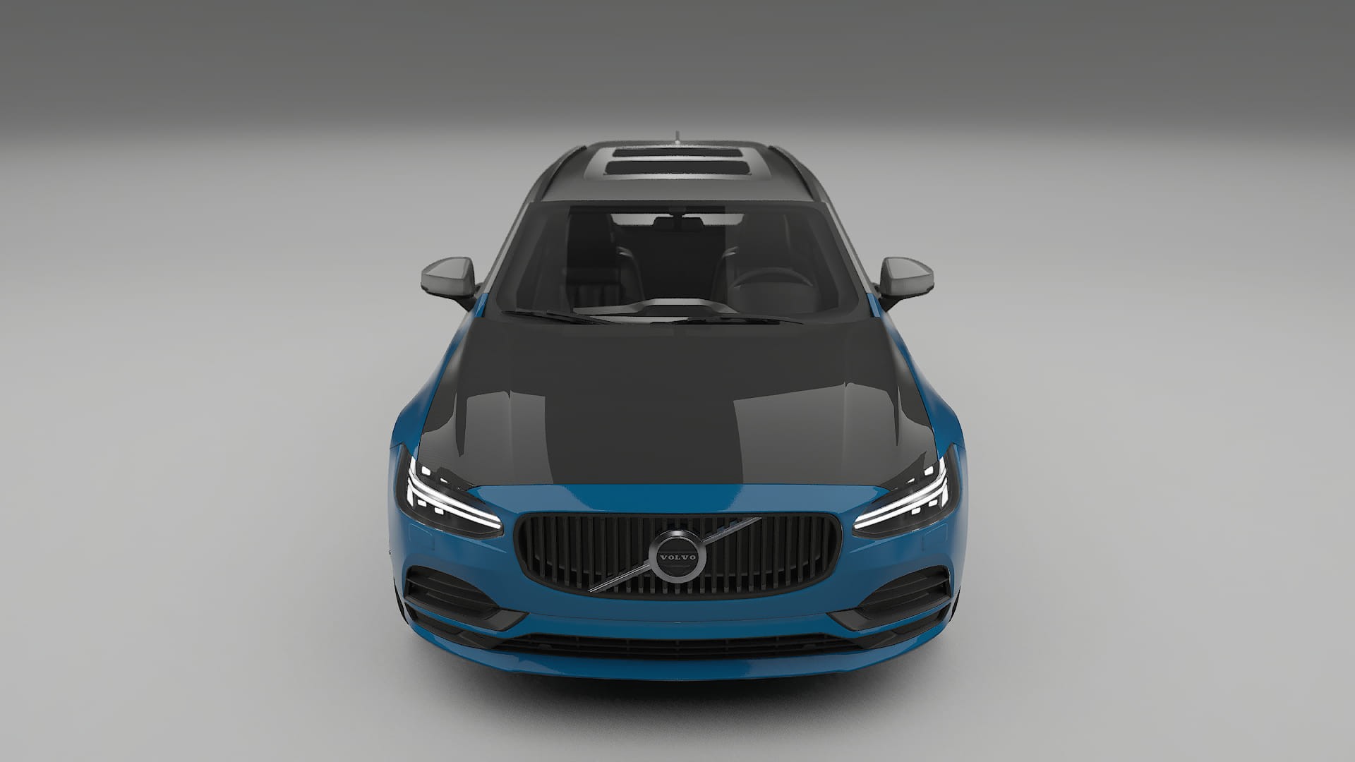 Lakbeschermingsfolie Volvo V90 P5 | CrystalGuard Voorkit met Carbon Motorkap