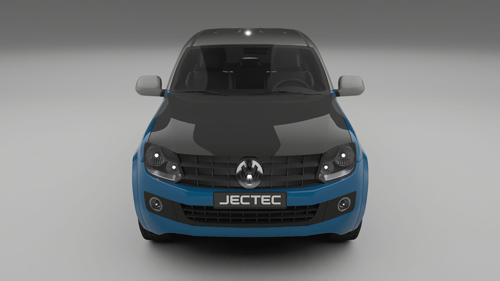 Lakbeschermingsfolie VW Amarok 2H | CrystalGuard Voorkit met Carbon Motorkap